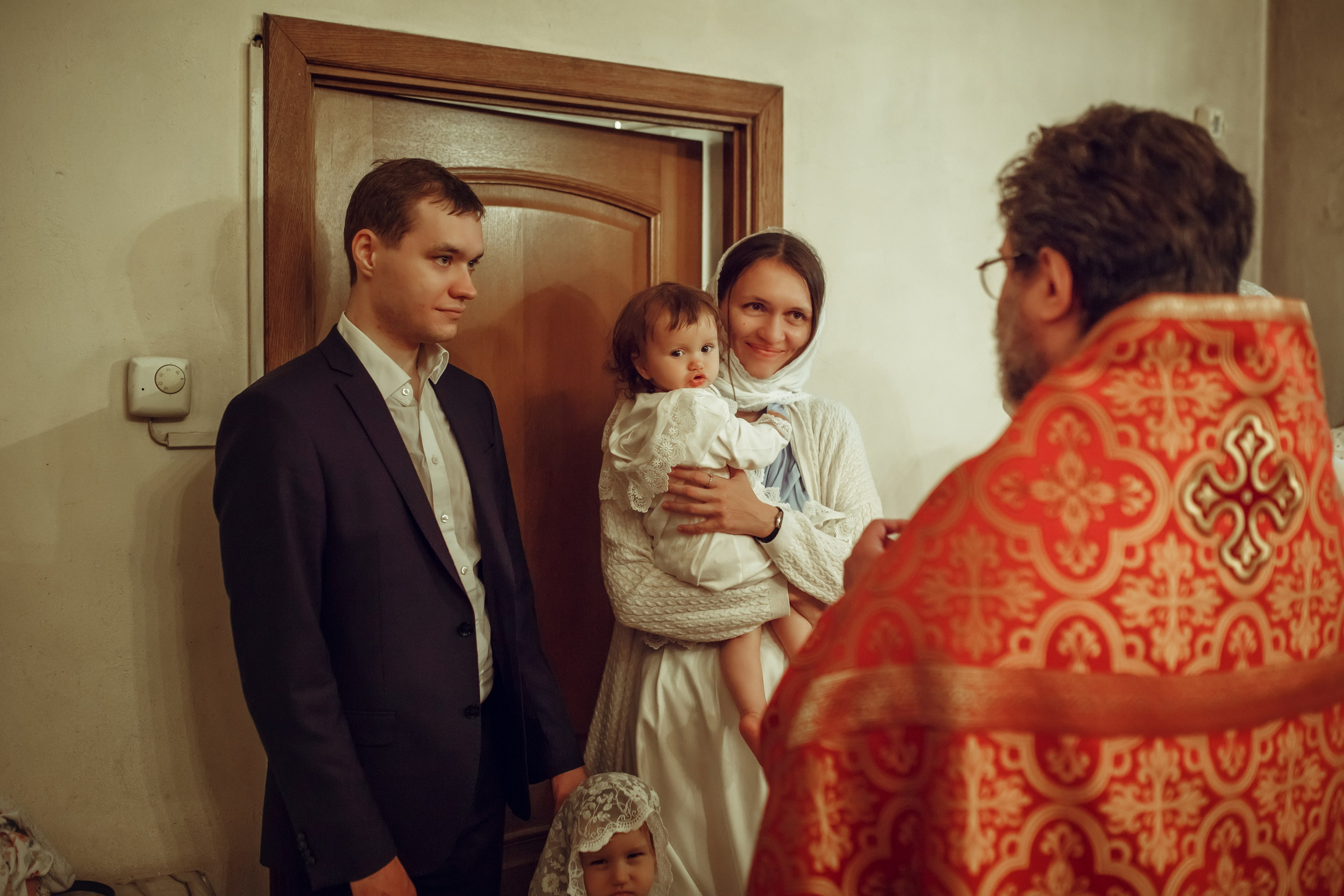 Крещение Даши. Фотограф на Крещение, семейный фотограф в Москве