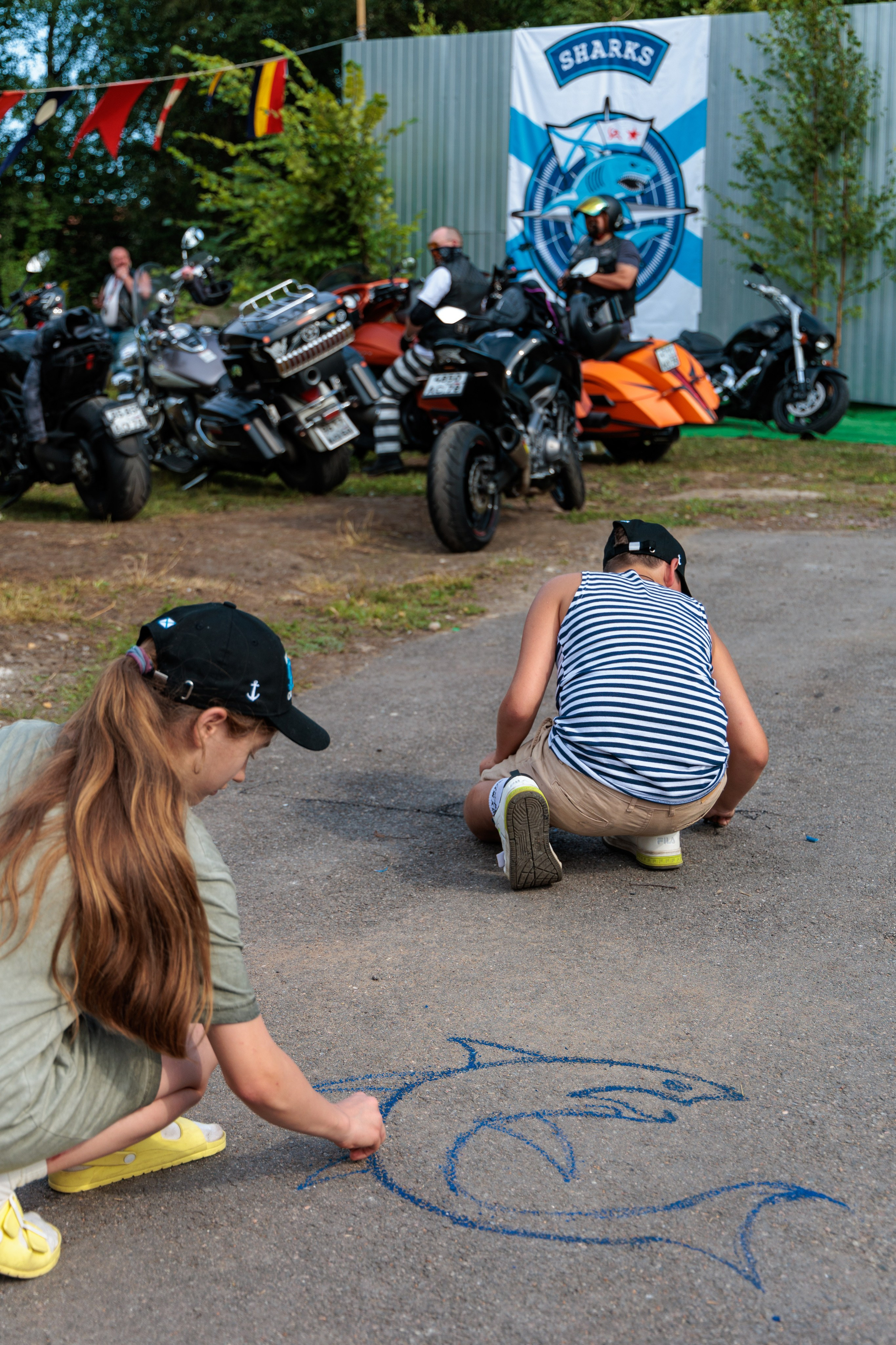 День ВМФ с мотоклубом 28.08.24. Репортажный фотограф Санкт-Петербург | Роман Карбышев