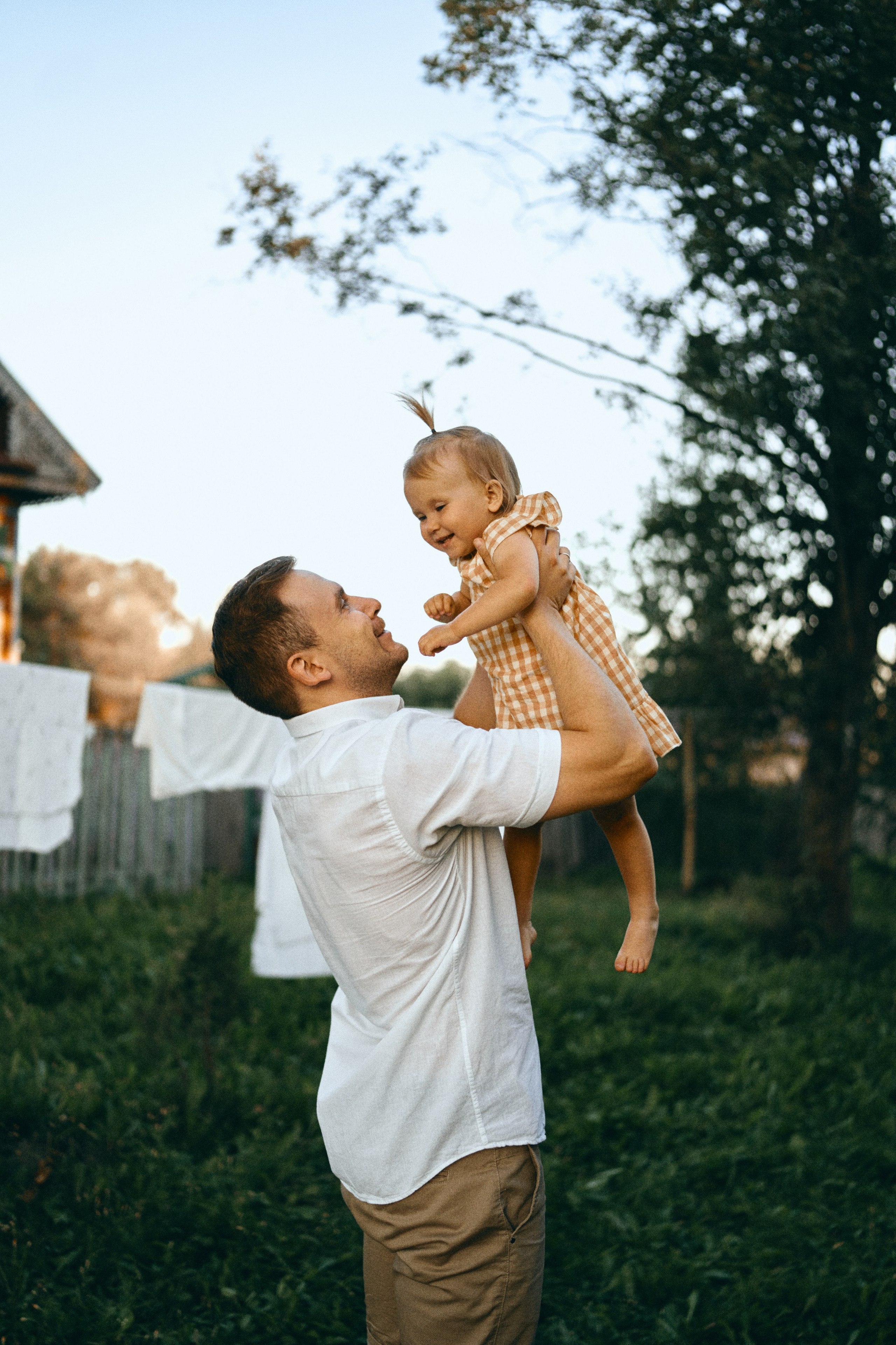 Лето, стирка и закат. Фотограф Киров Анжелика Некрасова