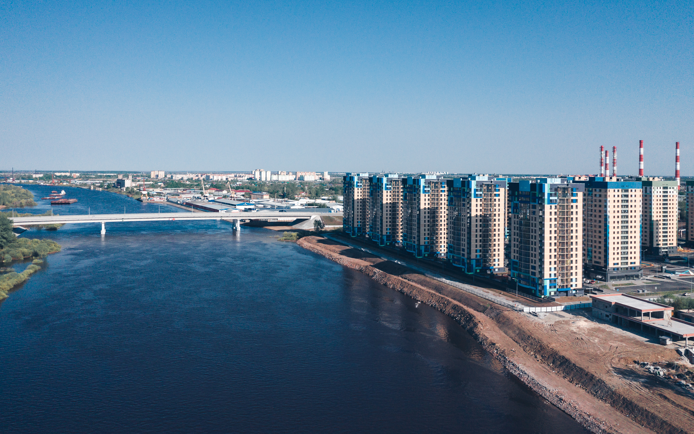 ЖК «Правобережный». Бизнес портрет Аэросъемка Интерьерная съемка Тюмень