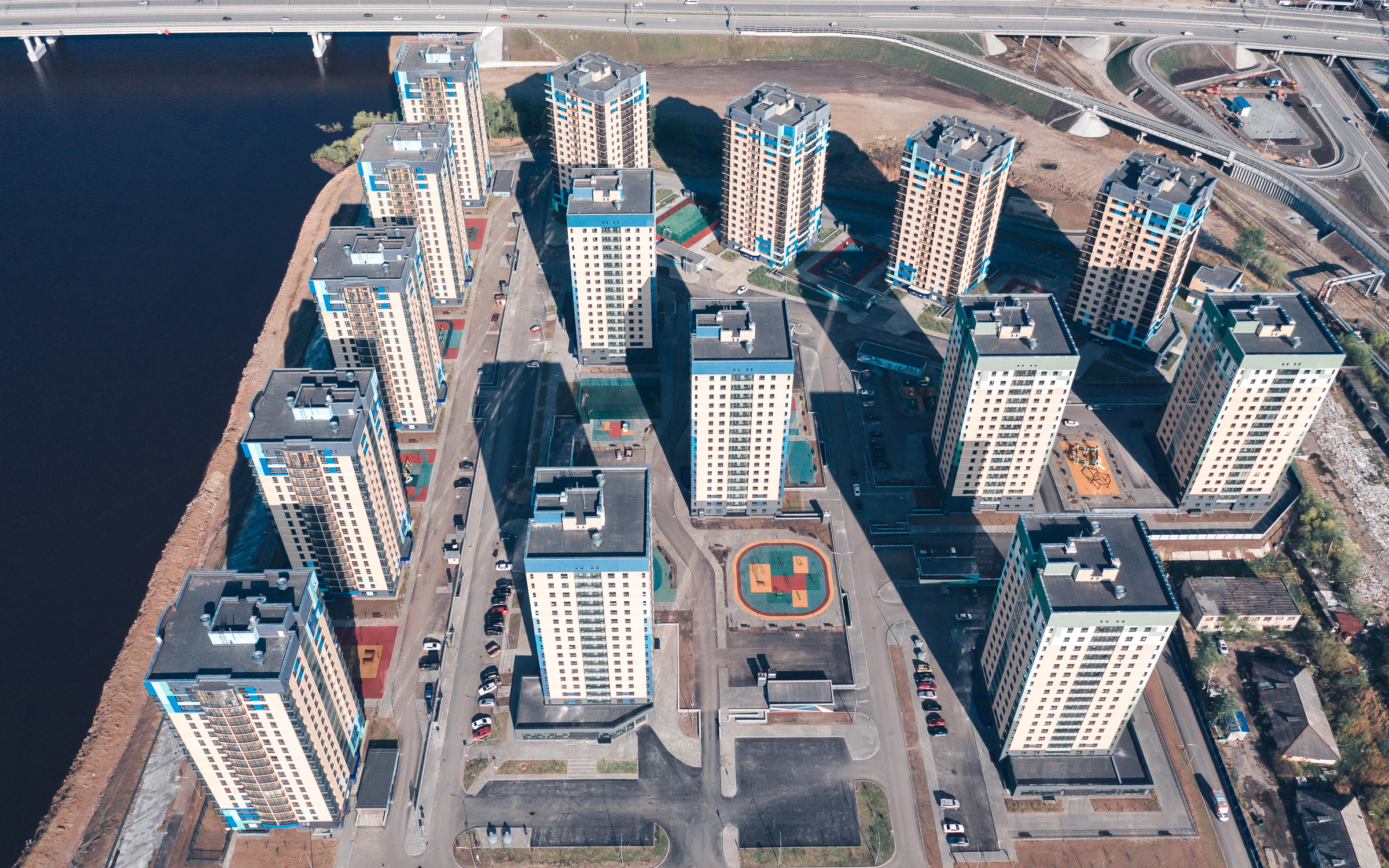 ЖК «Правобережный». Бизнес портрет Аэросъемка Интерьерная съемка Тюмень