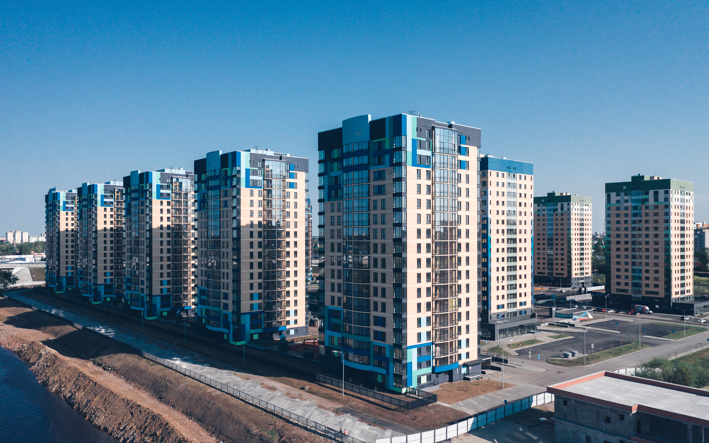 ЖК «Правобережный». Бизнес портрет Аэросъемка Интерьерная съемка Тюмень