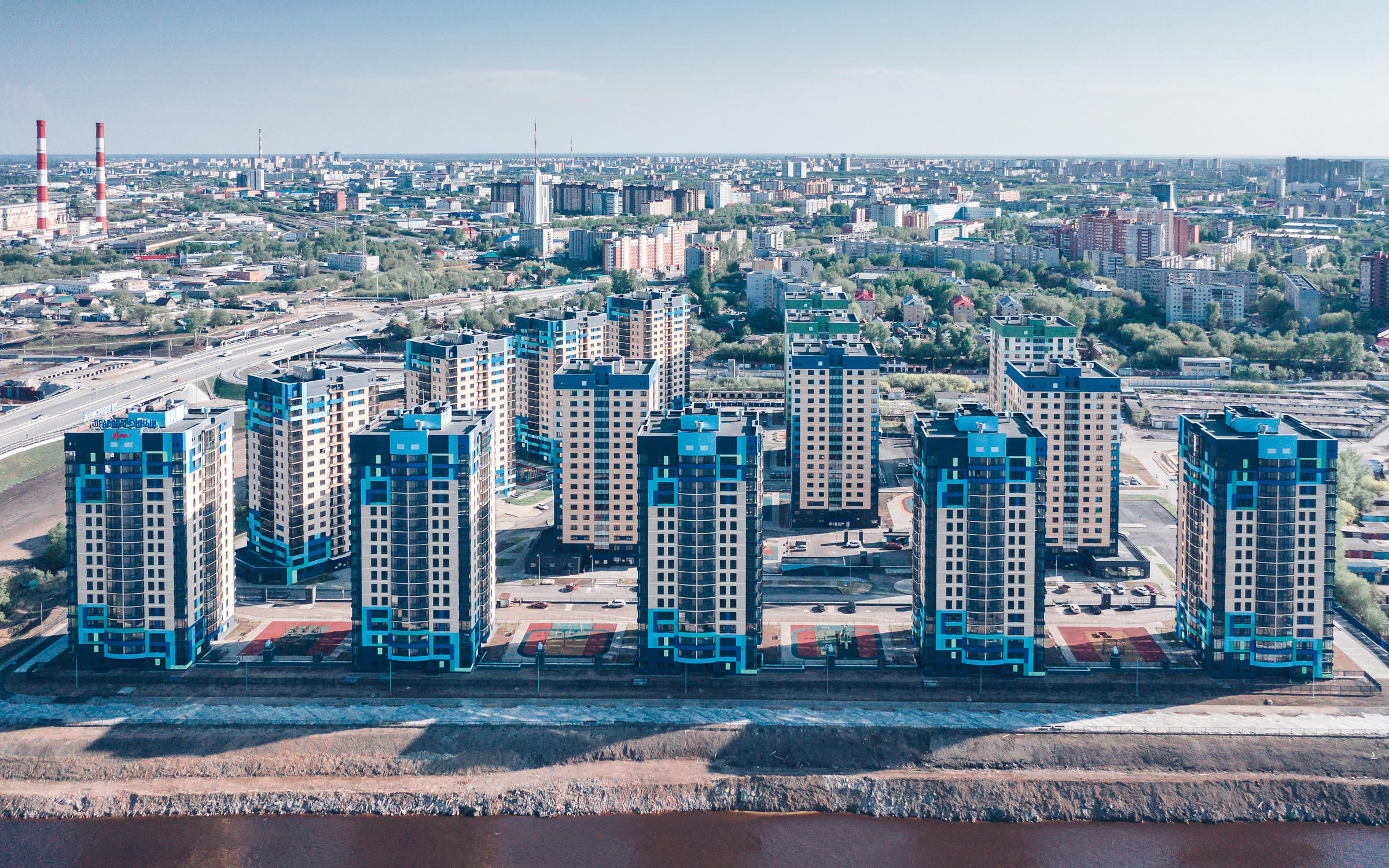 ЖК «Правобережный». Бизнес портрет Аэросъемка Интерьерная съемка Тюмень