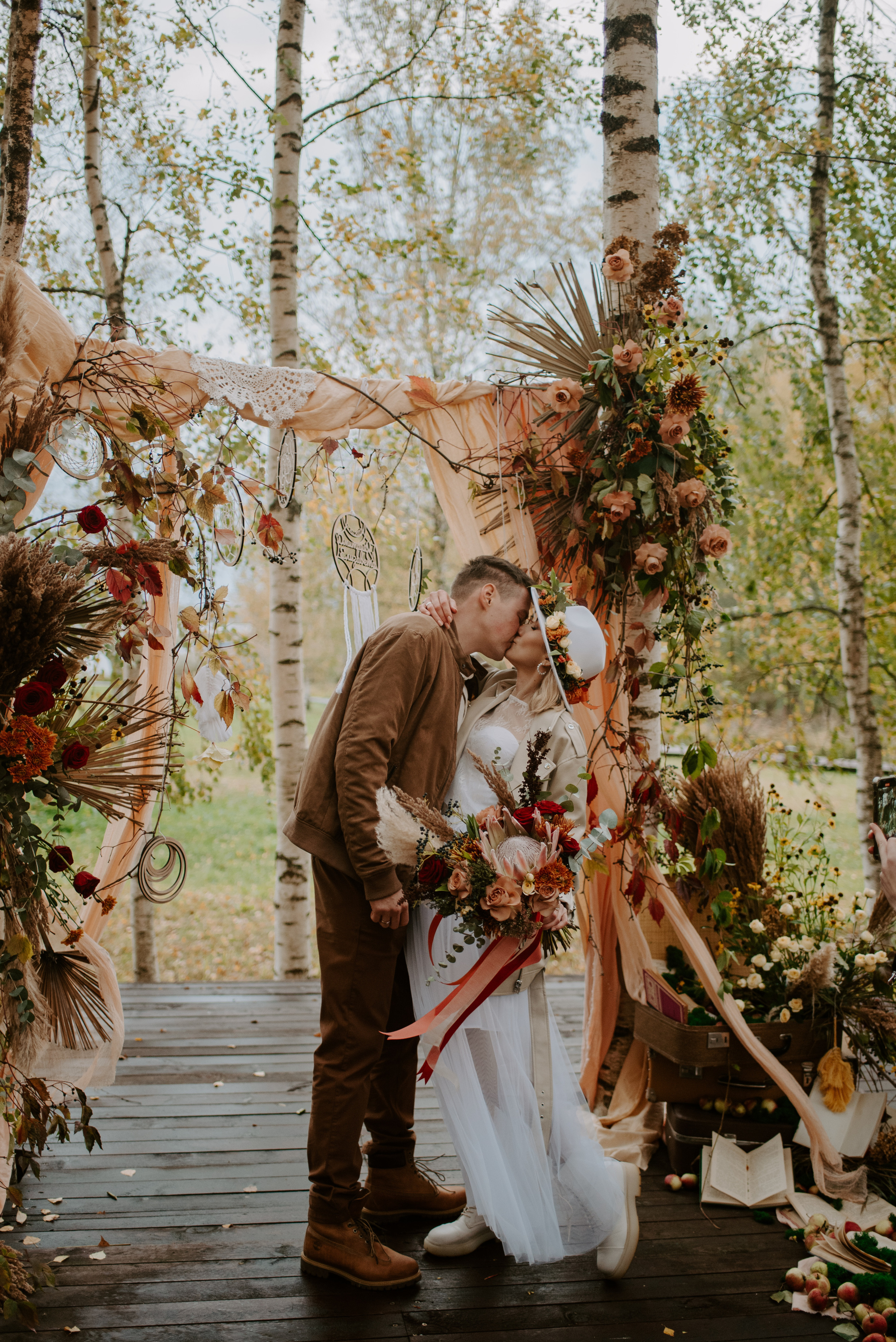 Осенняя история любви. Свадебный, репортажный и семейный фотограф в Москве Арина Зак