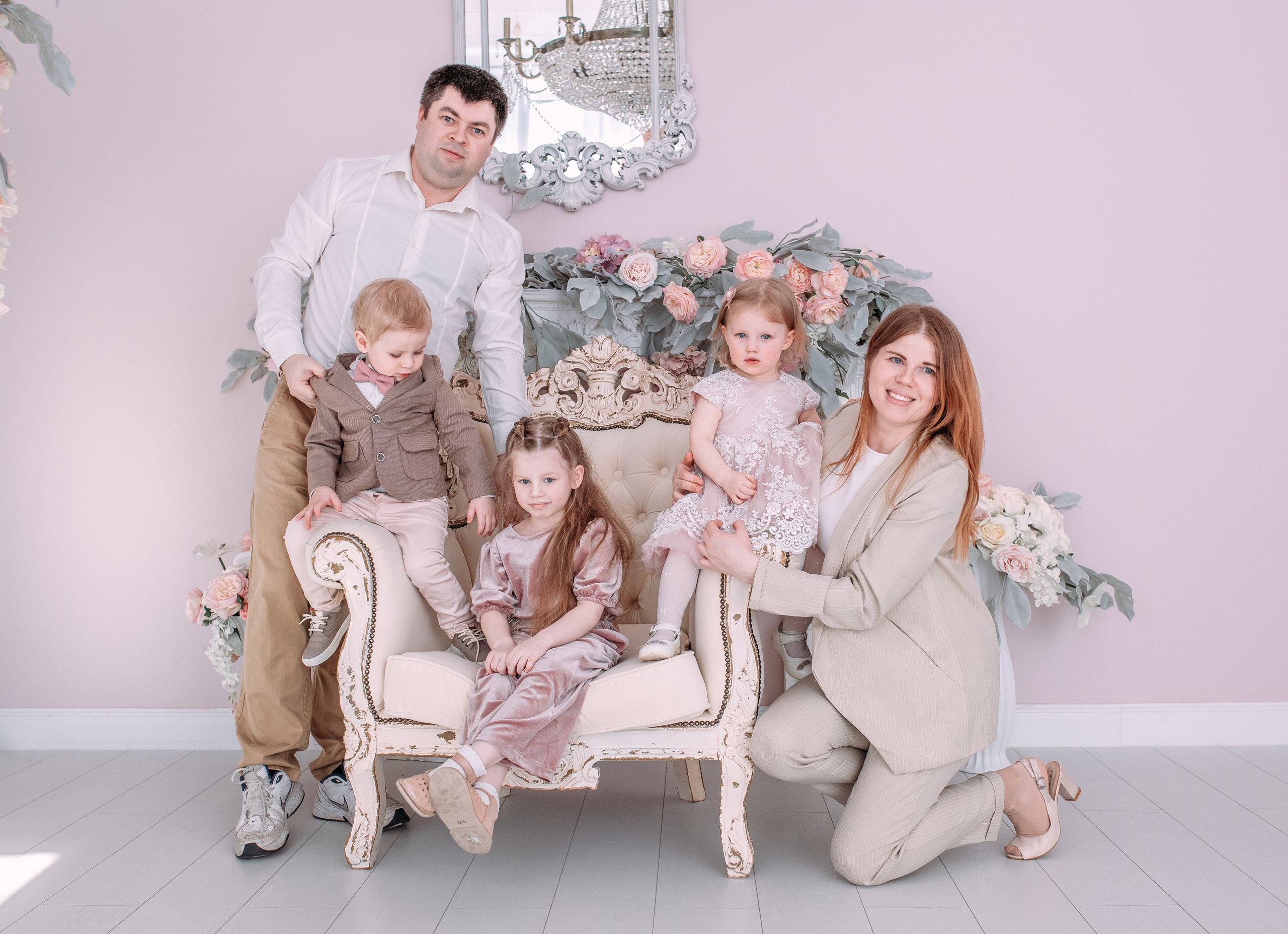 Александра, Артём, Агния, Агата и Архип. Семейный и детский фотограф Москва Анастасия Барышева