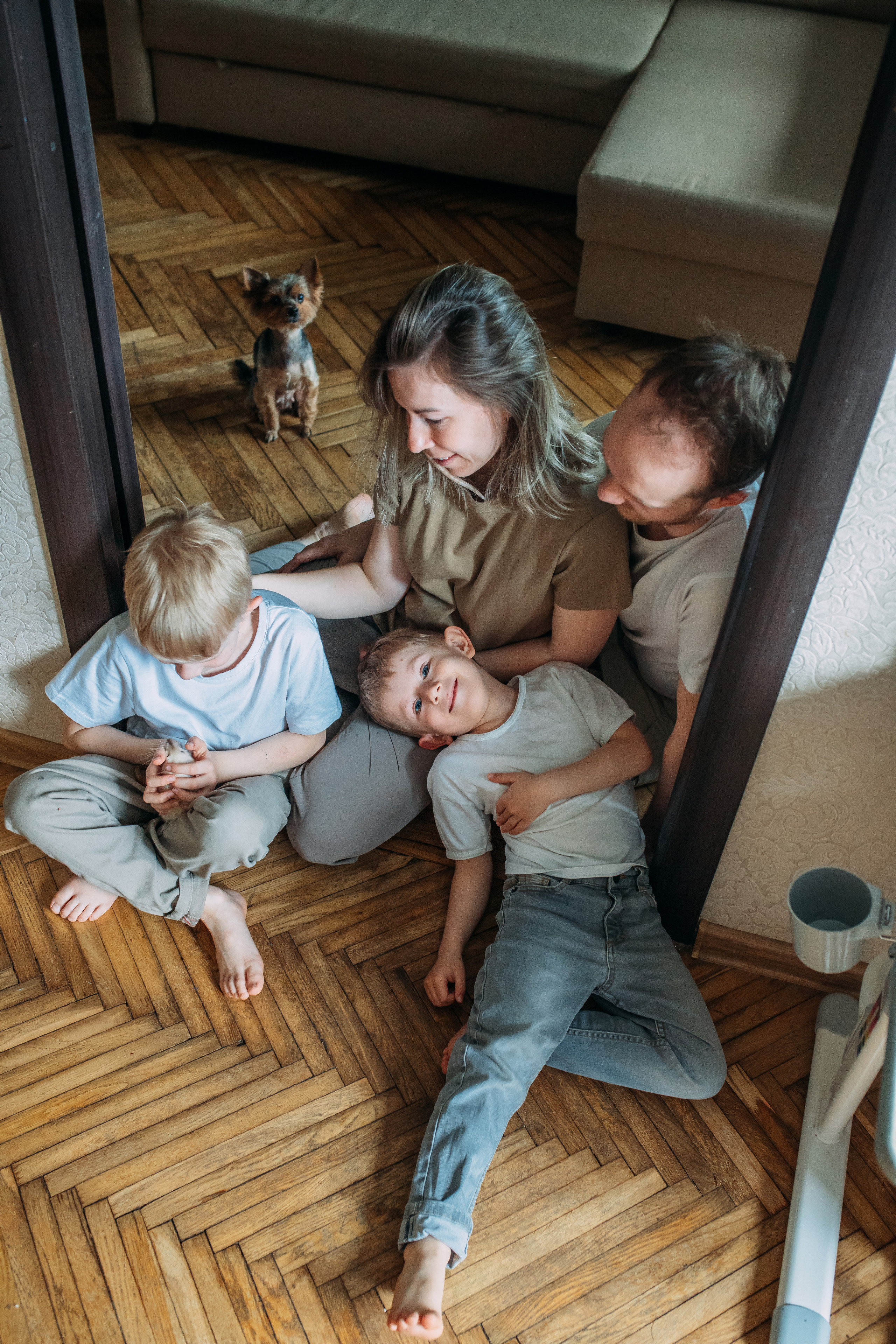 Катя, Дима, Даня, Саша. Семейный и детский фотограф Москва Анастасия Барышева