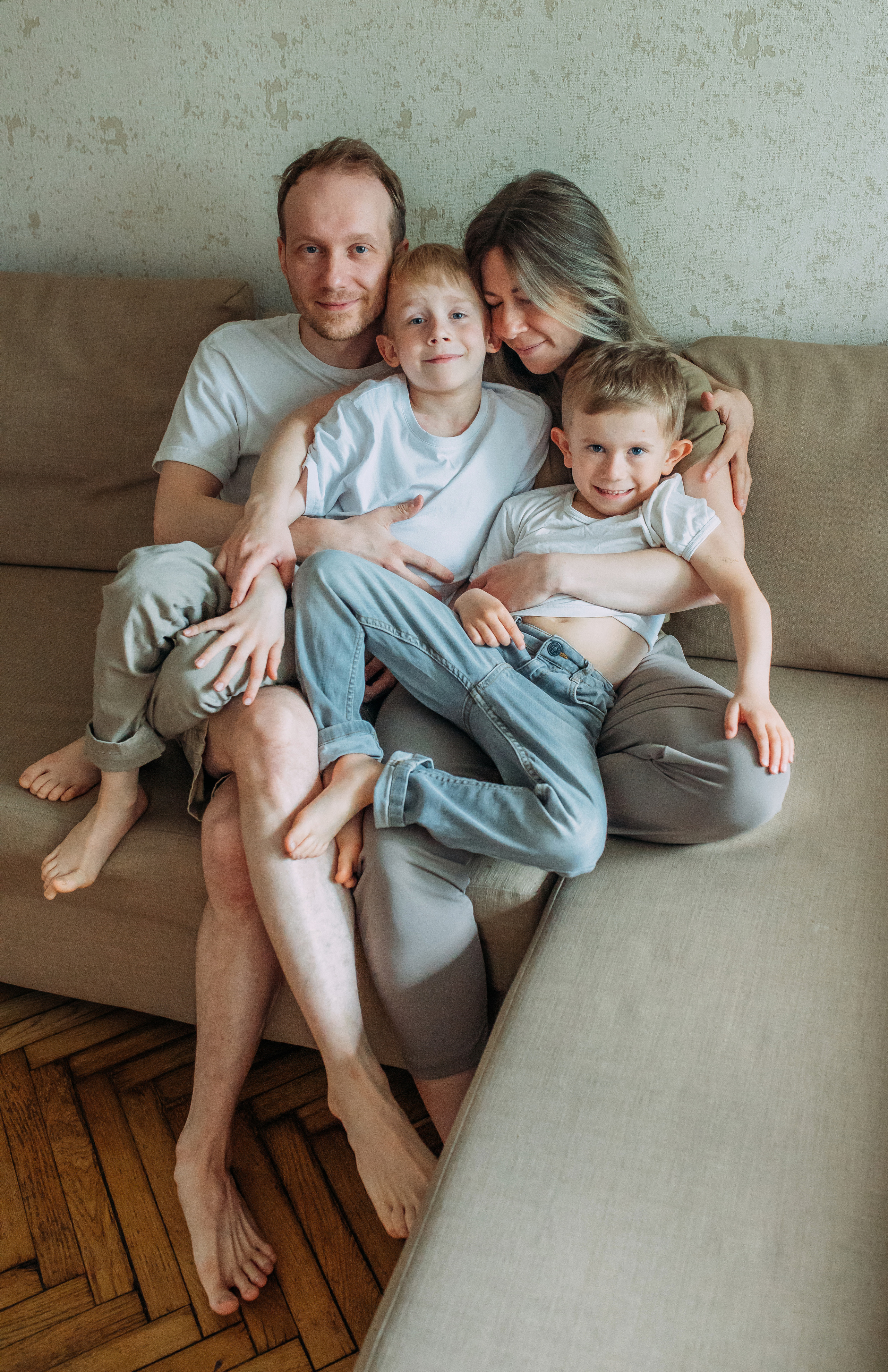 Катя, Дима, Даня, Саша. Семейный и детский фотограф Москва Анастасия Барышева