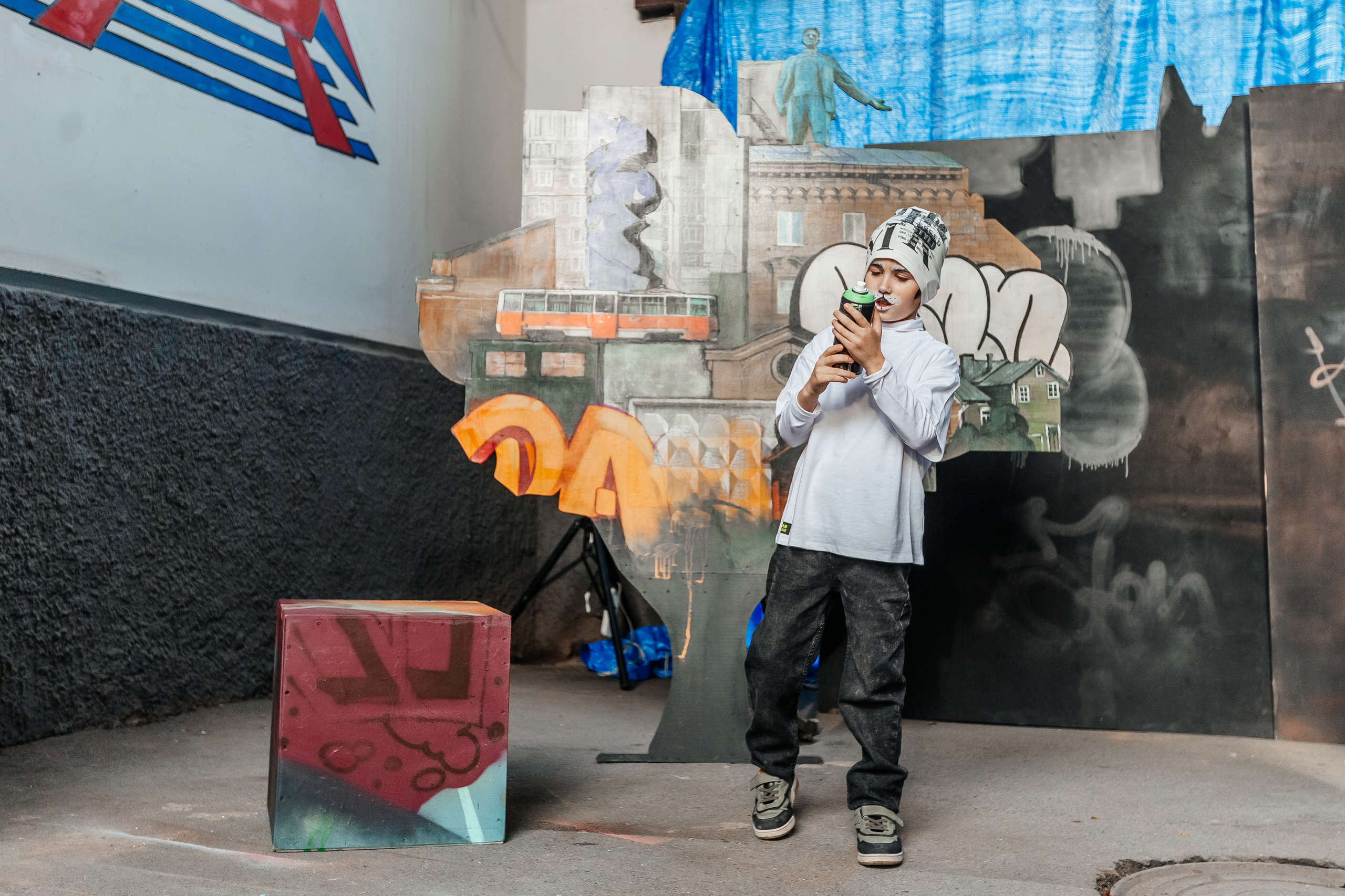 Уличный спектакль «История одного леса». Фотограф Краснодар Марго Хелбен