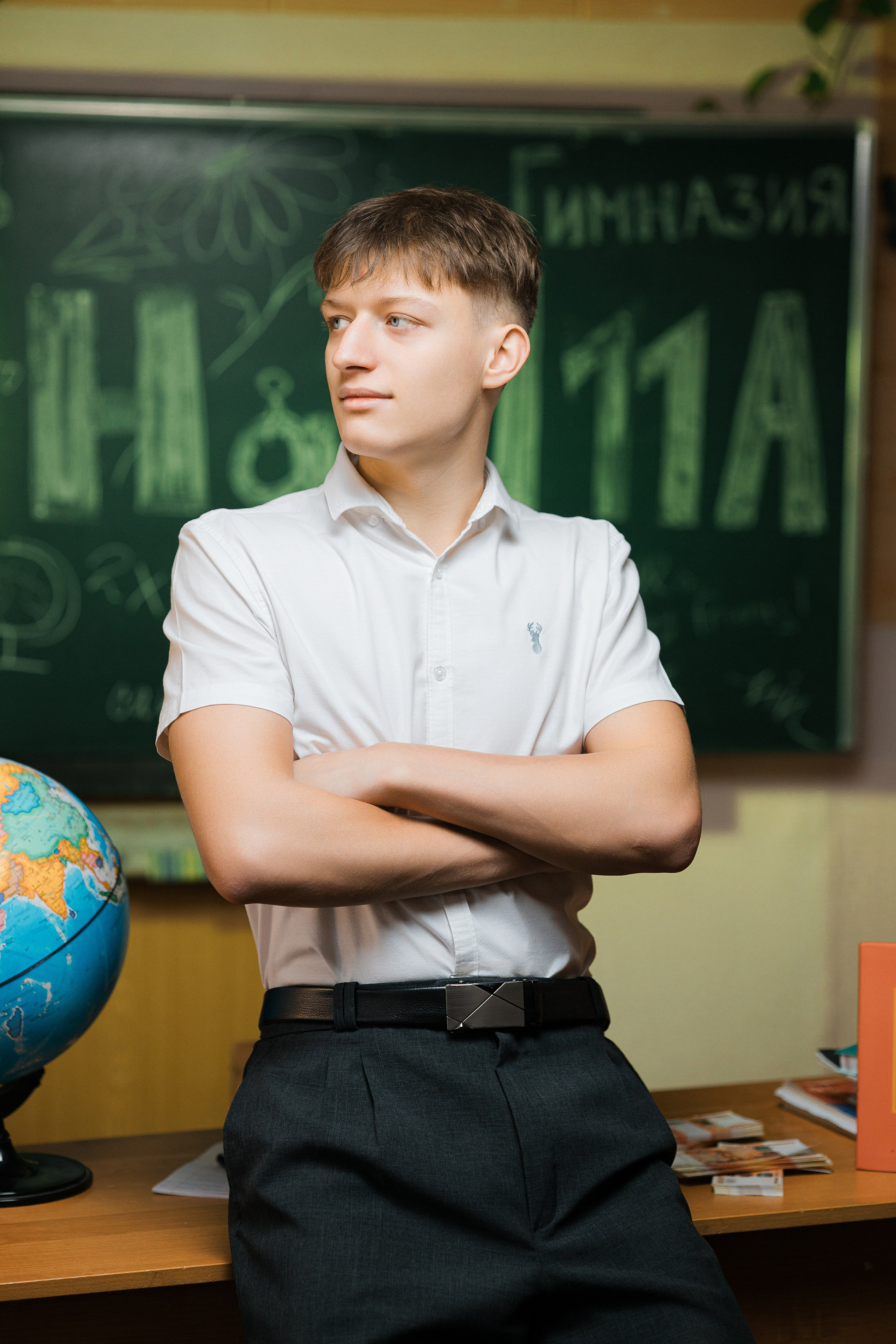 Портрет выпускника Серпухов для фотоальбома.