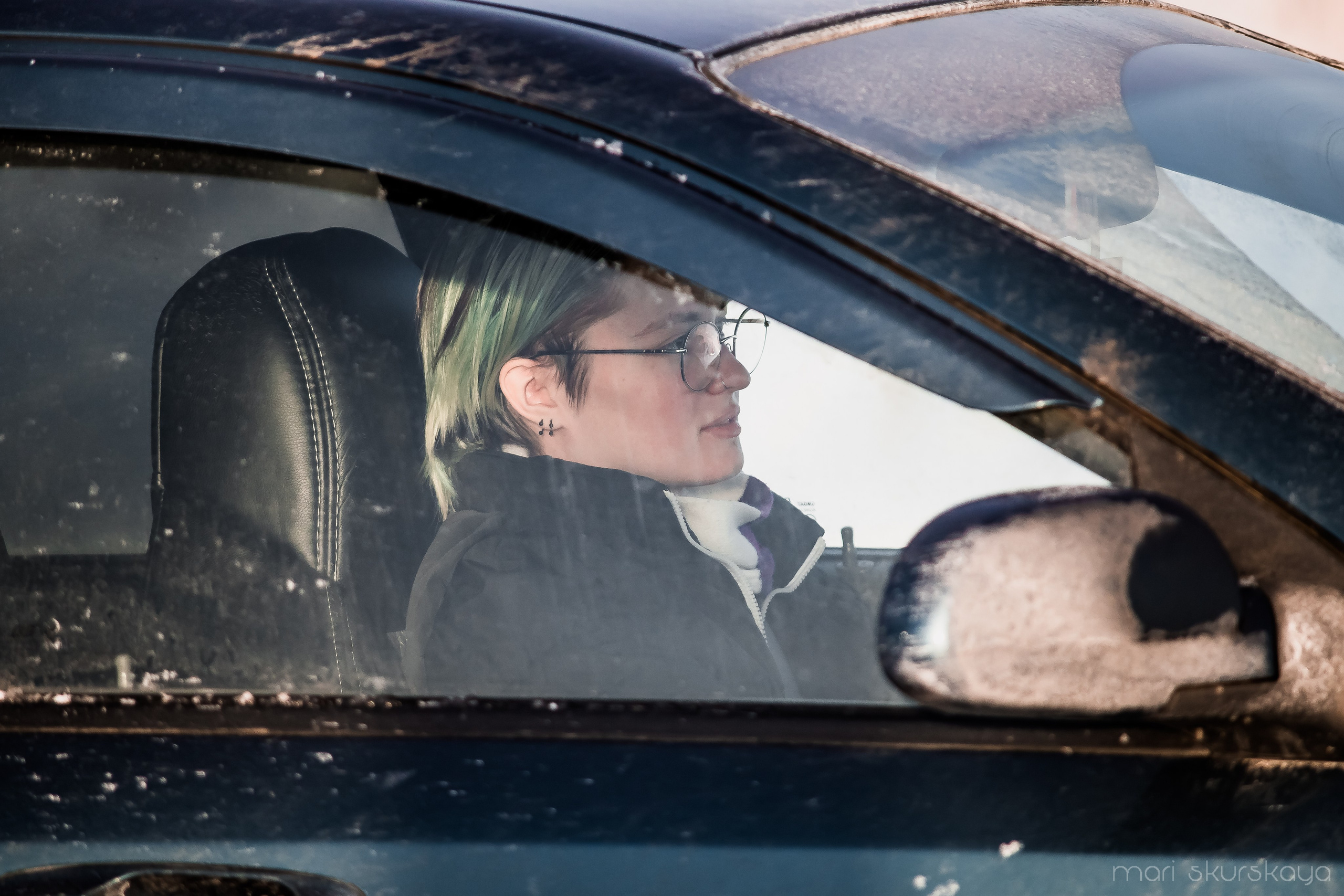 Контраварийная практика вождения автомобиля. Мотофотограф в Санкт-Петербурге Мария Скурская