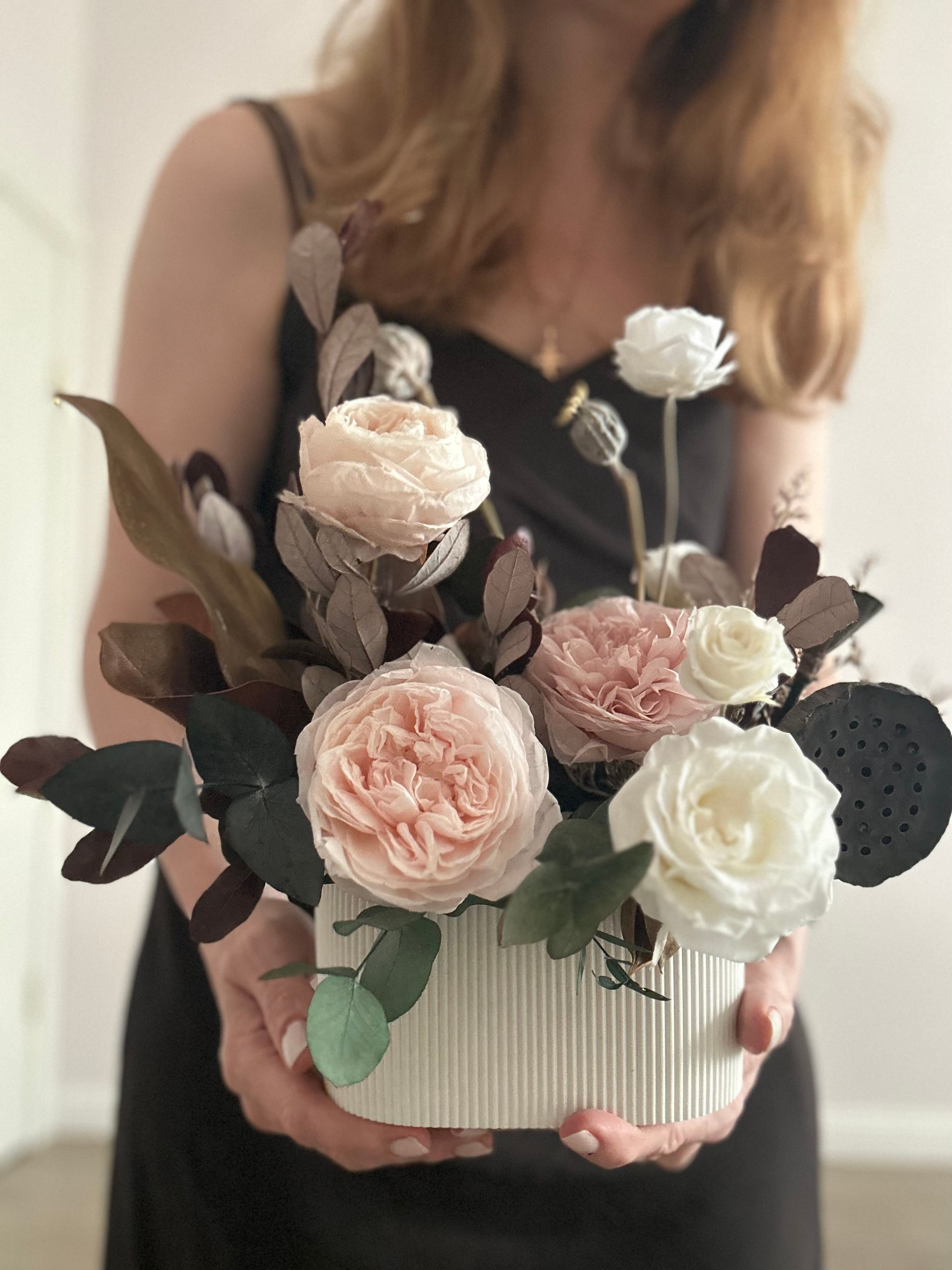 букет из сталилизированных цветов Москва