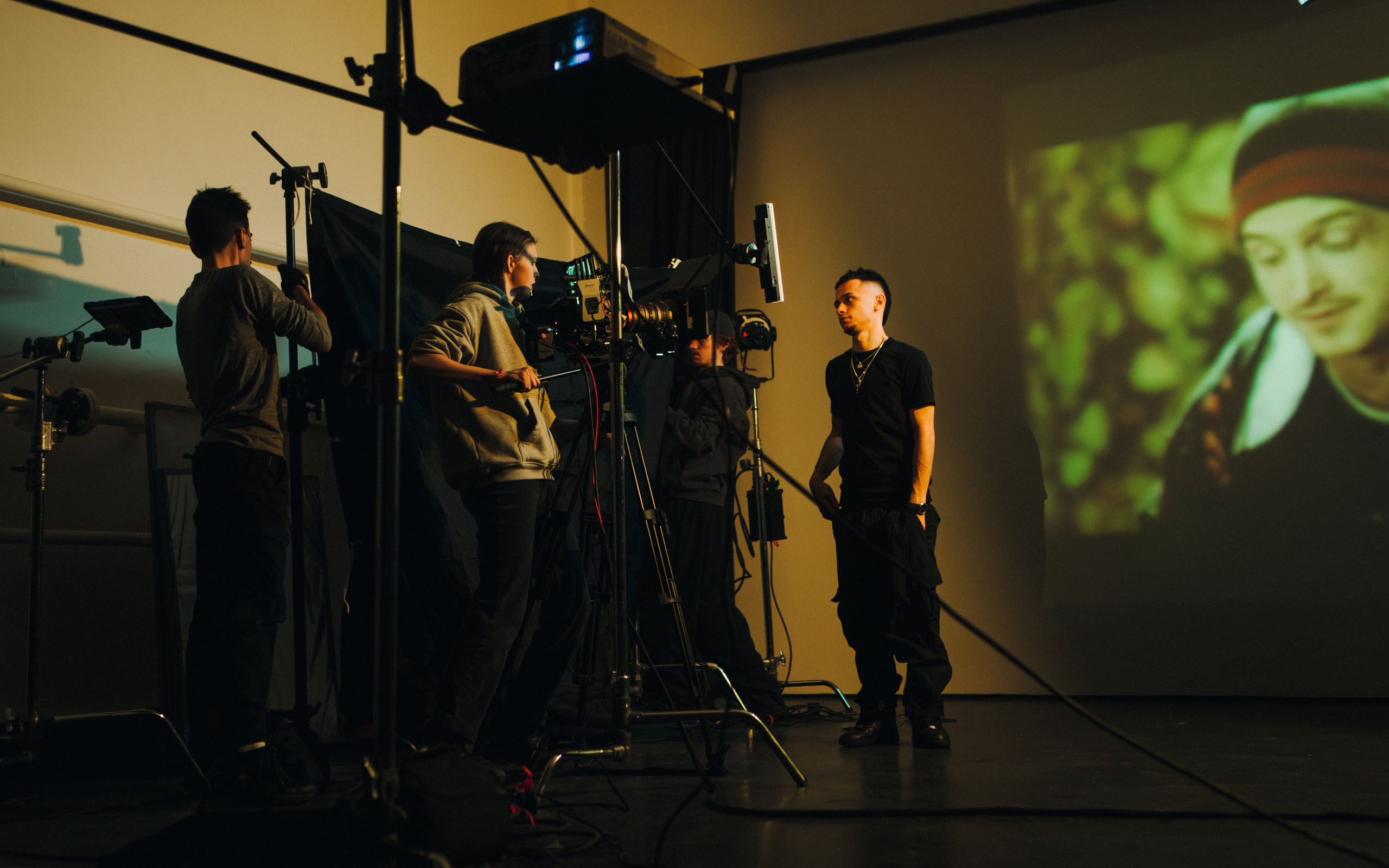 Бэкстейдж клипа HallelujahSerq. Фотограф Москва