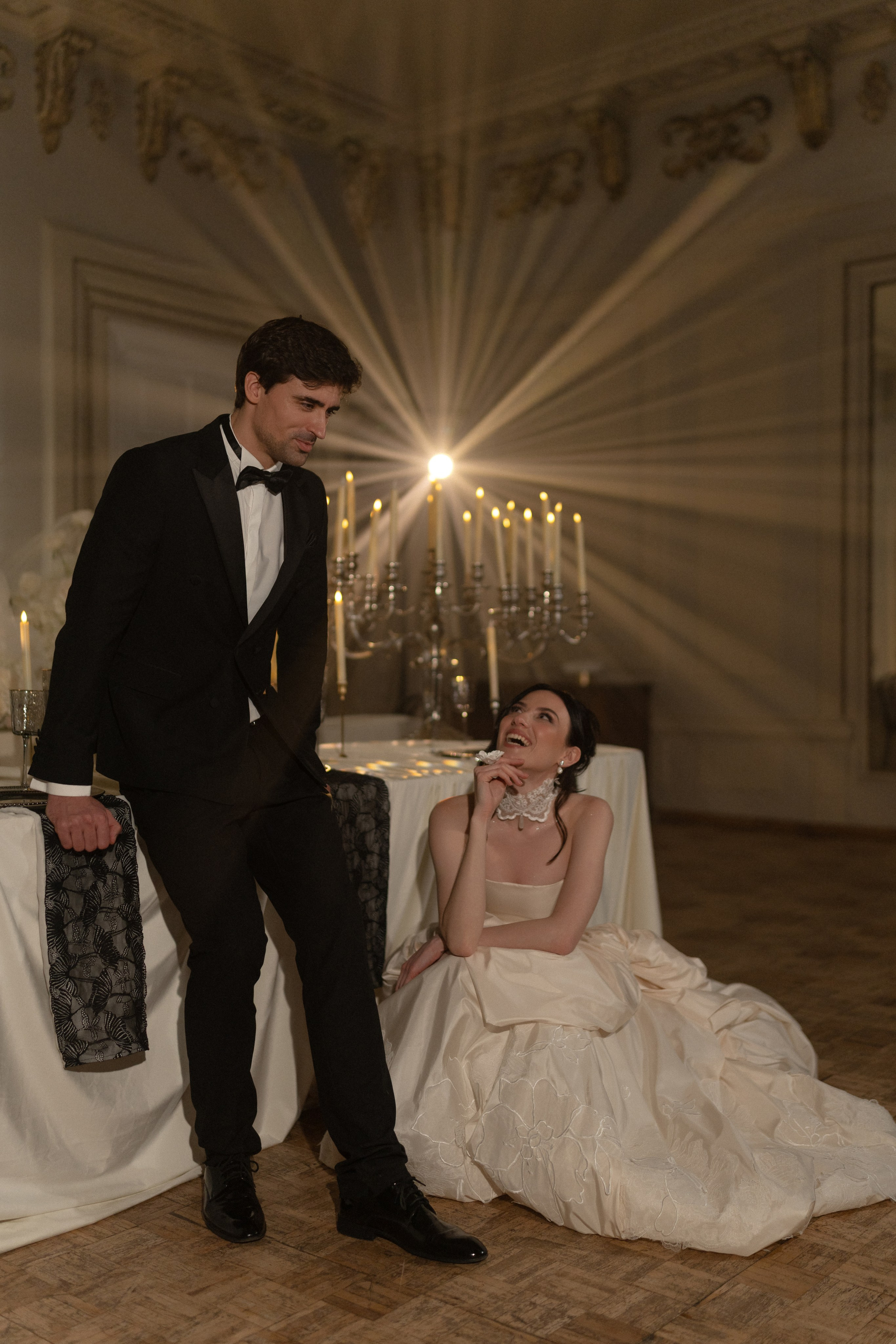 Ужин при свечах. Свадебный и репортажный фотограф Москва