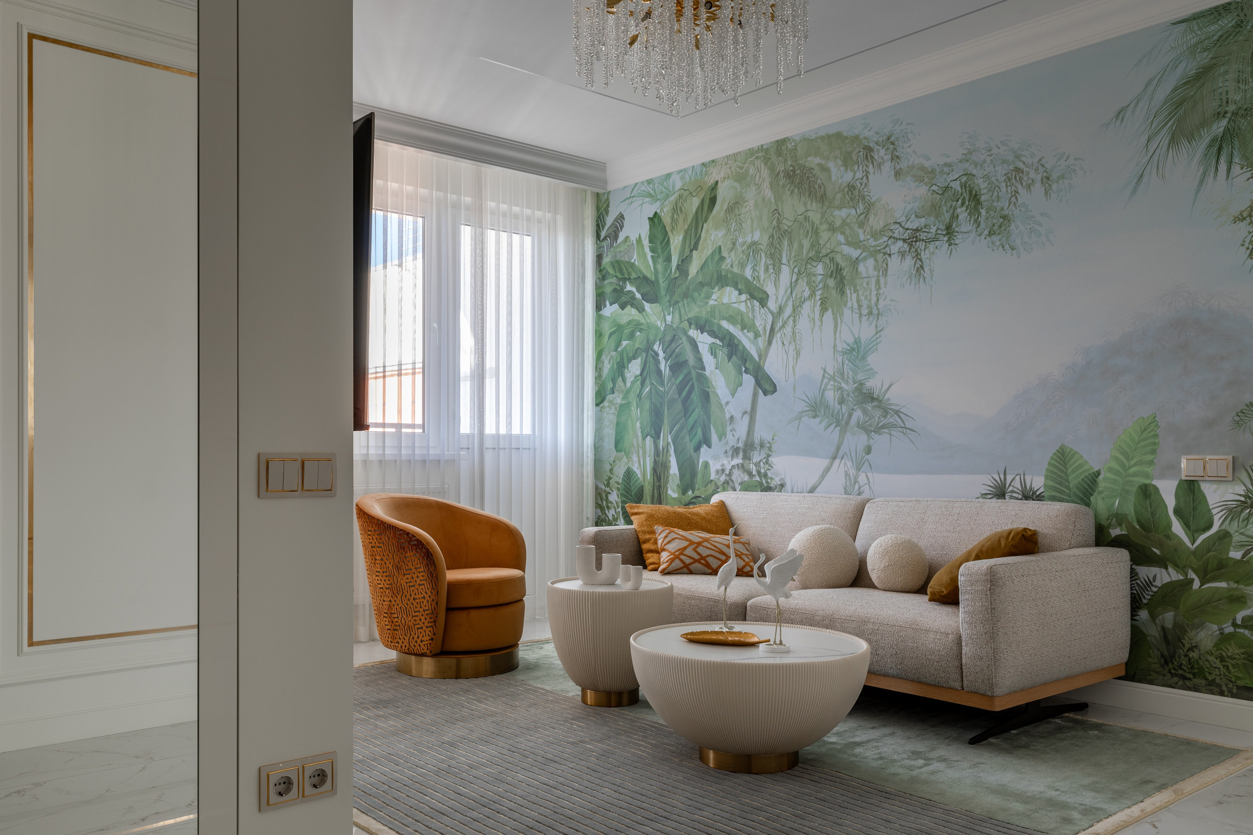 Дизайн проект Екатерины Бондаревой @atmosfera_sochi_studio_ Трехкомнатная квартира в ЖК "Фрукты". Интерьерный фотограф Москва