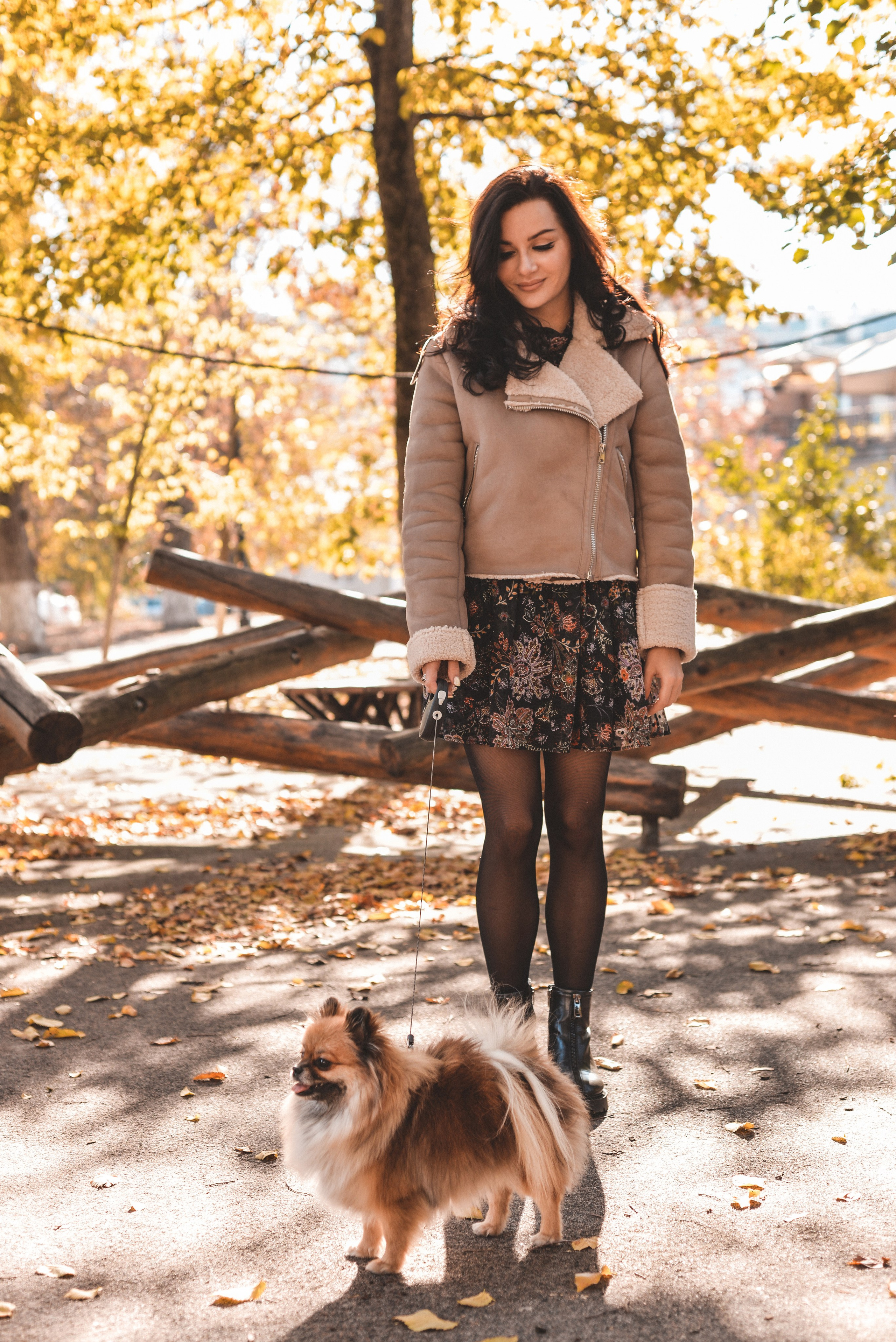 Алина с Кнопкой прогулка. Семейный и свадебный фотограф Галина Абакумова, фотосессии в Белгороде