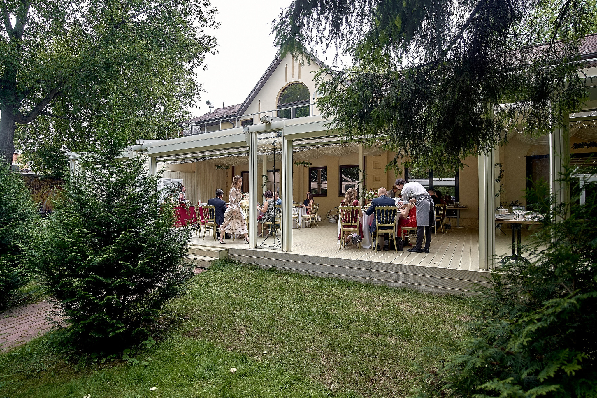 Общий вид ресторана для свадьбы ресторан Аркобалено.Свадебный фотограф на свадьбу в Москве Сергей Гаварос. gavaros.ru