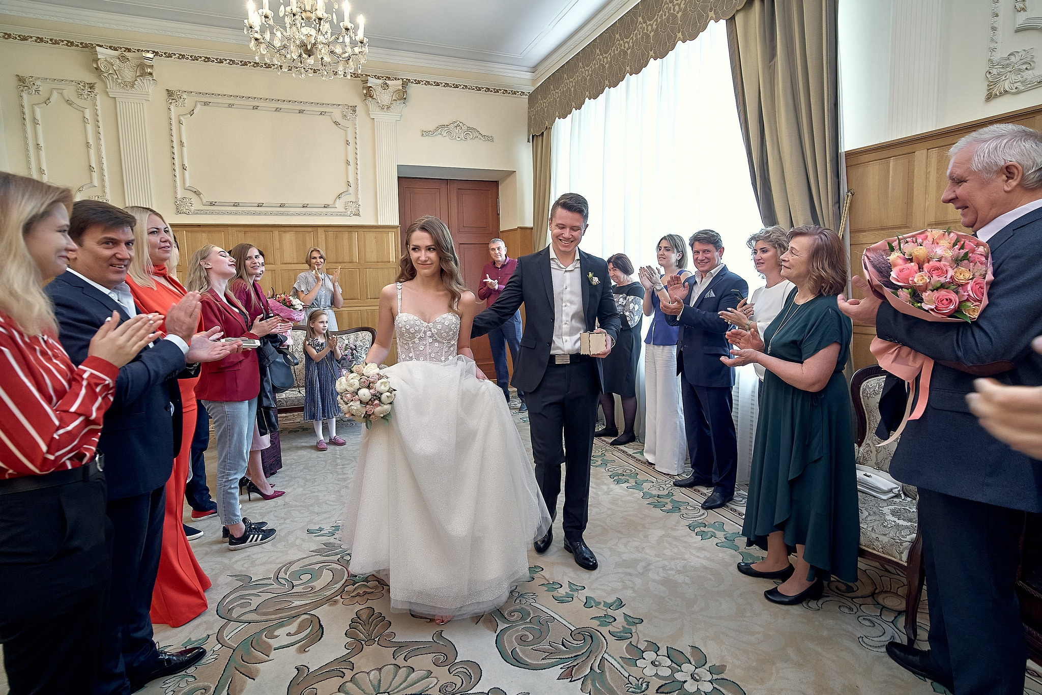 Регистрация брака в Гагаринском загсе  Свадебный фотограф в Загс в Москве Сергей Гаварос gavaros.ru