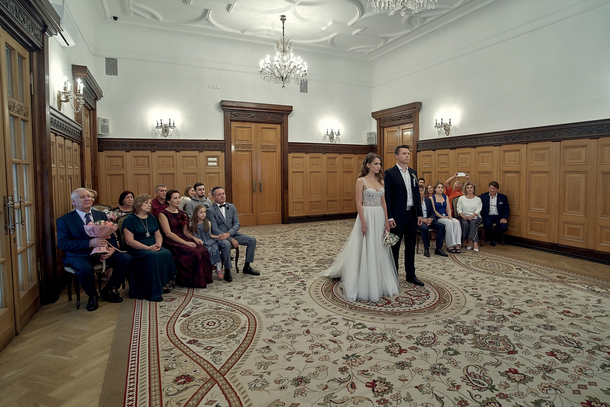 Регистрация брака в Гагаринском загсе  Свадебный фотограф в Загс в Москве Сергей Гаварос gavaros.ru