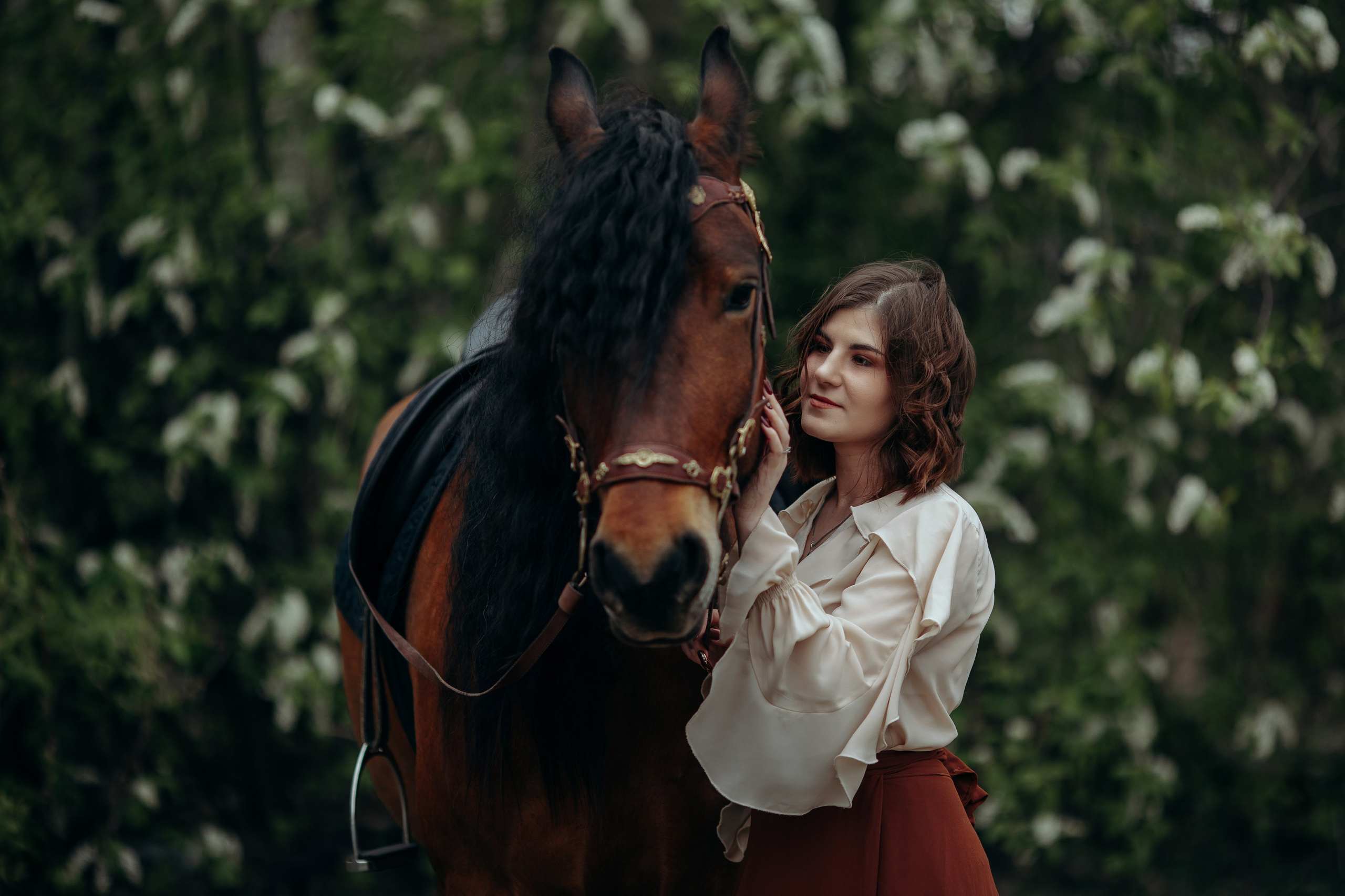 Евгения и Халветта. Анна Молчанова конный фотограф в Тюмени | фотосессии с лошадьми Тюмень