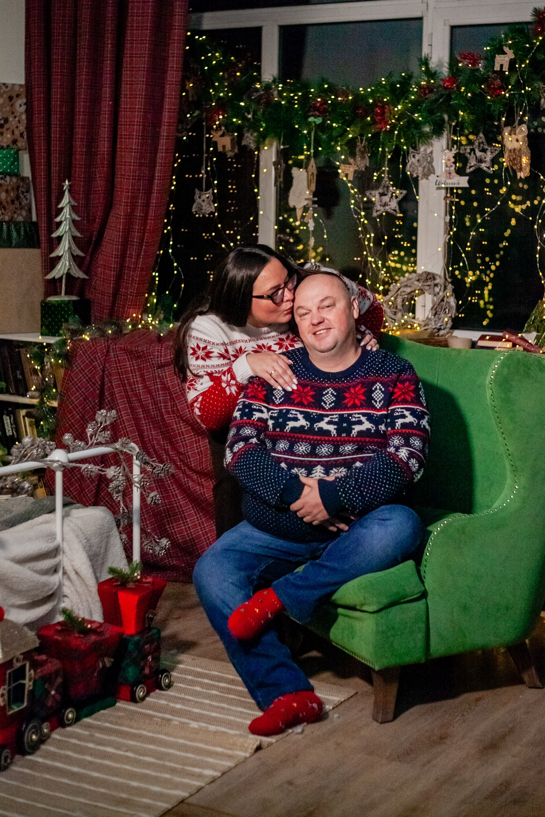 Ульяна и ее семья новый год 2024. Свадебный и семейный фотограф в Армавире