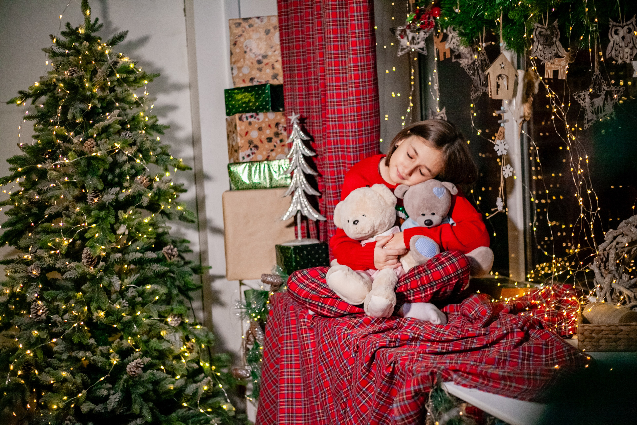 Ульяна и ее семья новый год 2024. Свадебный и семейный фотограф в Армавире