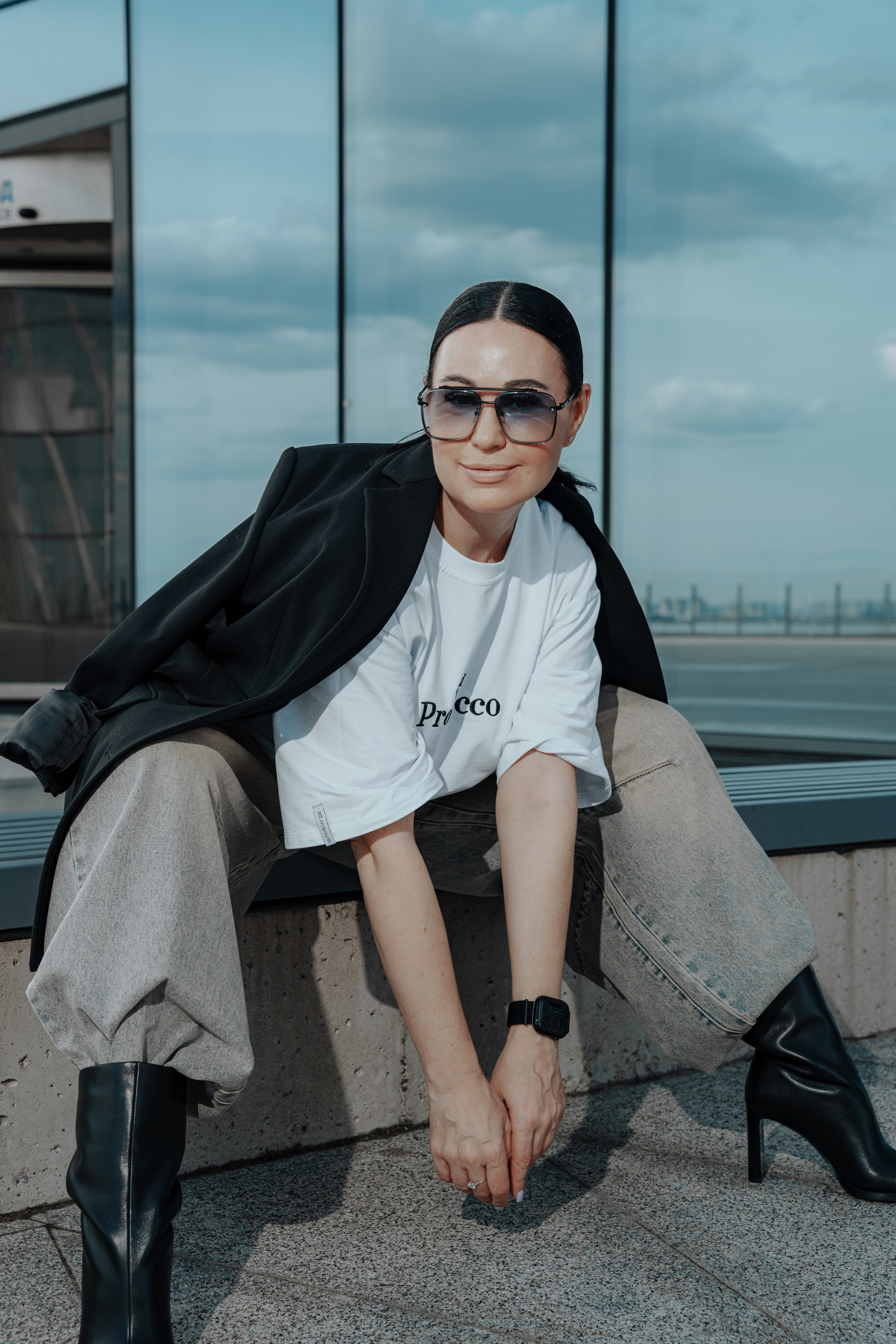 Елена. Лахта центр. Портретный фотограф в Санкт-Петербурге Дмитриева Наталия