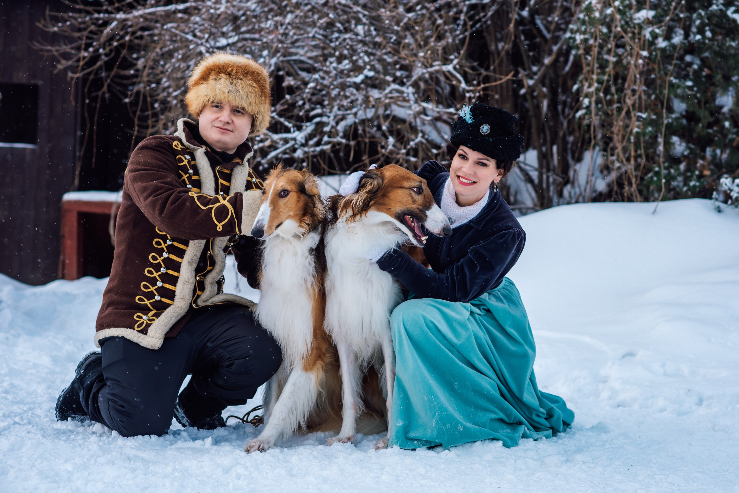 Зимняя парфорсная охота. Фотограф Диана Вальтер