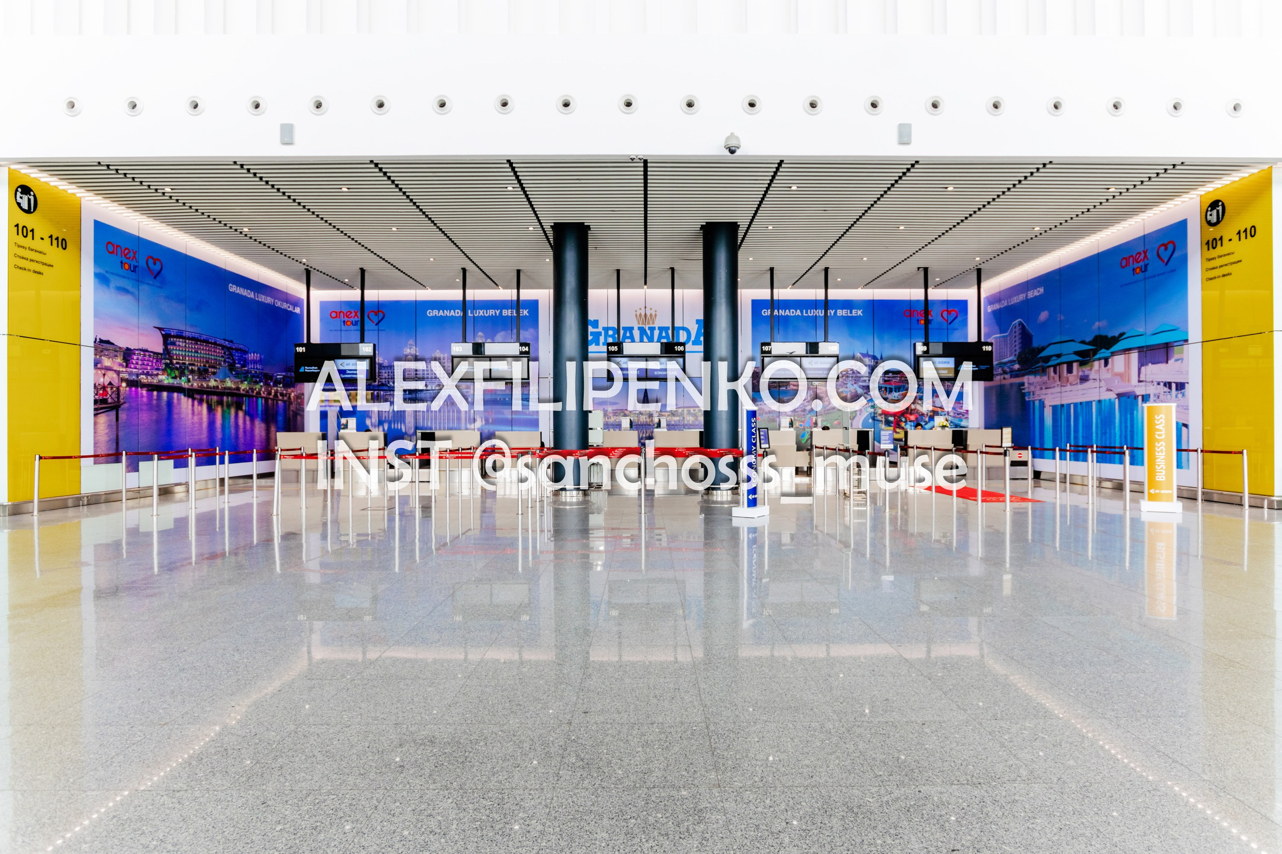 Фотосъемка для рекламного оператора MYD Production в Аэропорту Астаны. Фотограф интерьера недвижимости и архитектуры в Астане