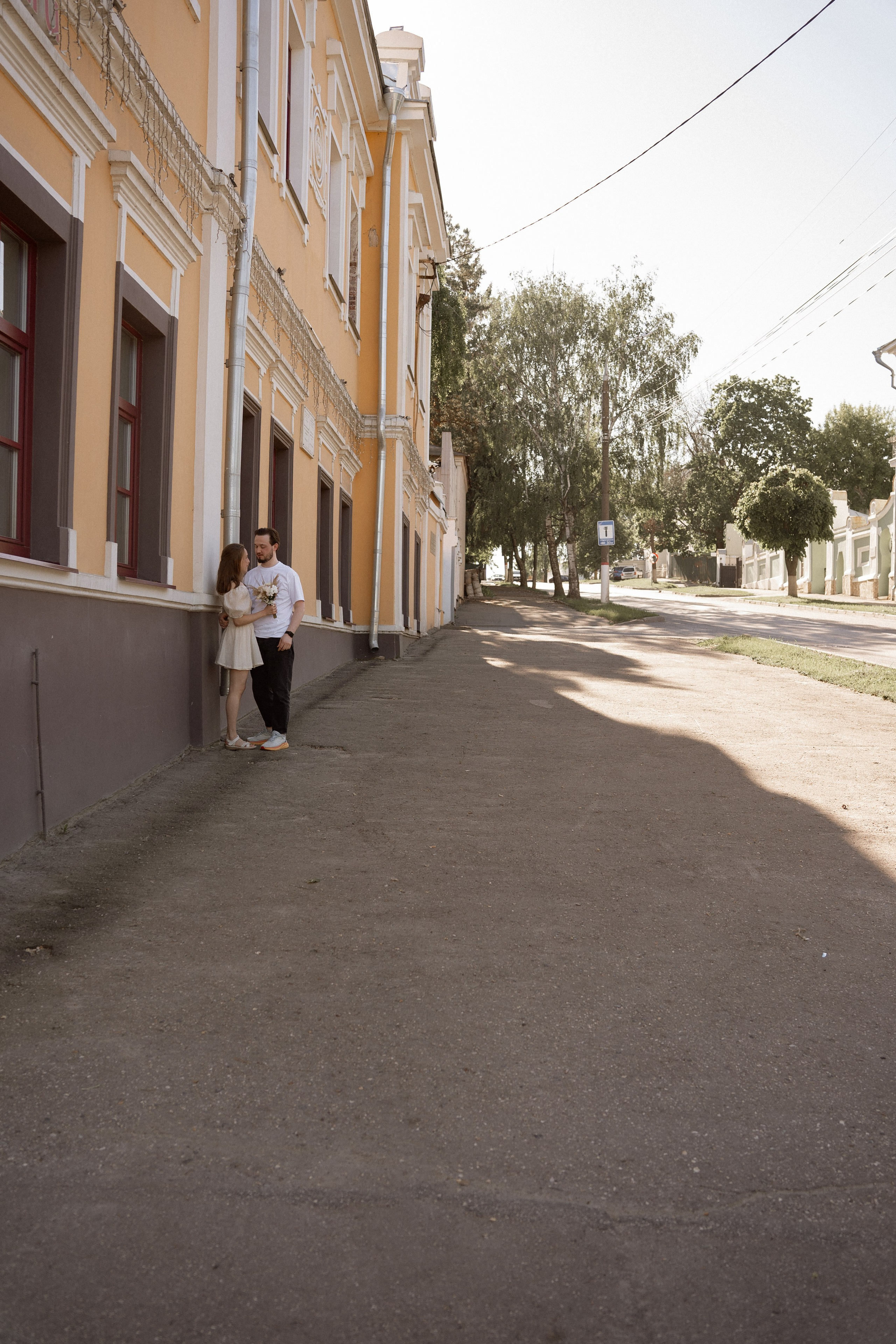 Прогулочная фотосессия после росписи