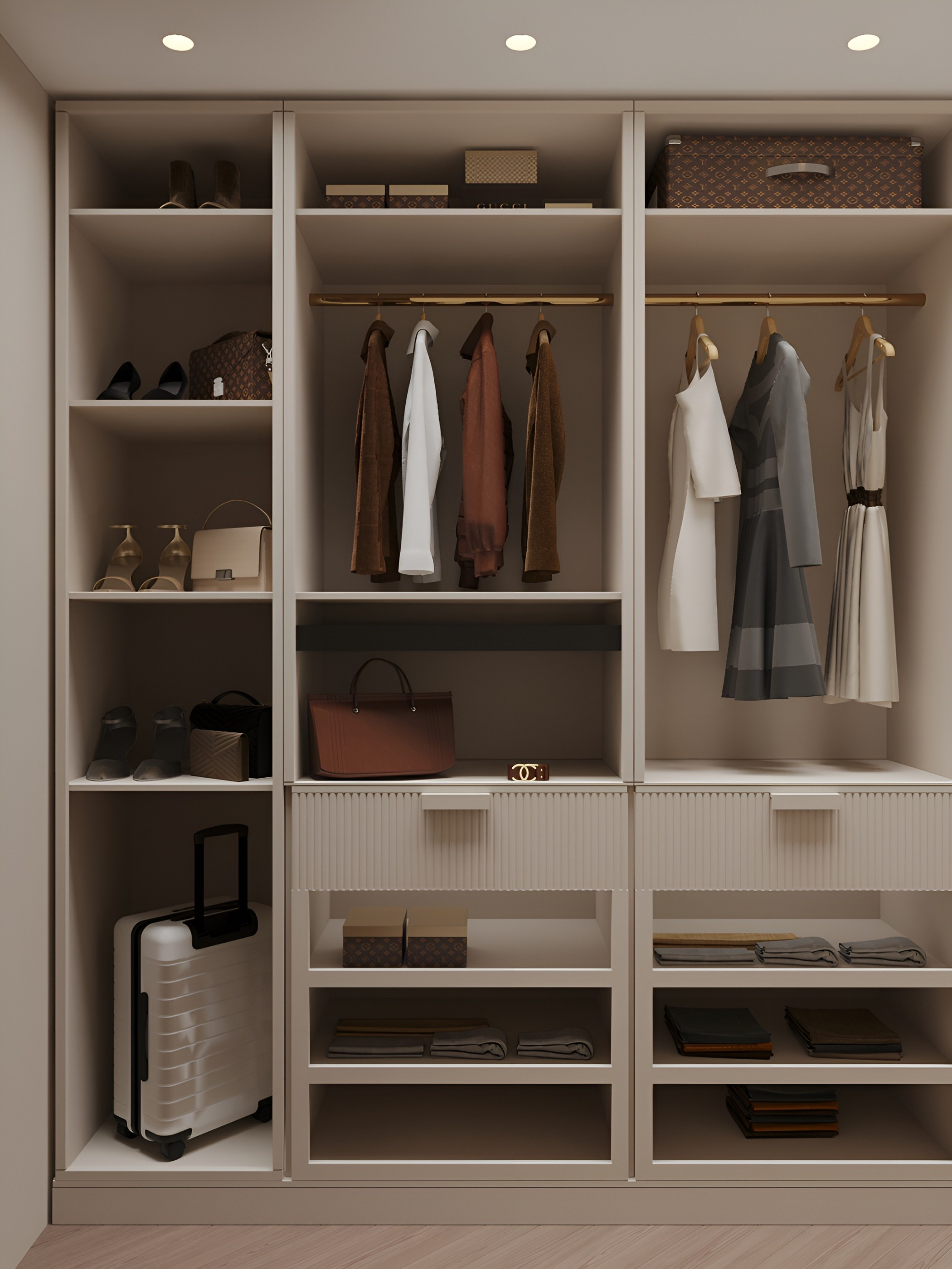 Спальня-кабинет. 3D Визуализация интерьеров жилых и коммерческих помещений