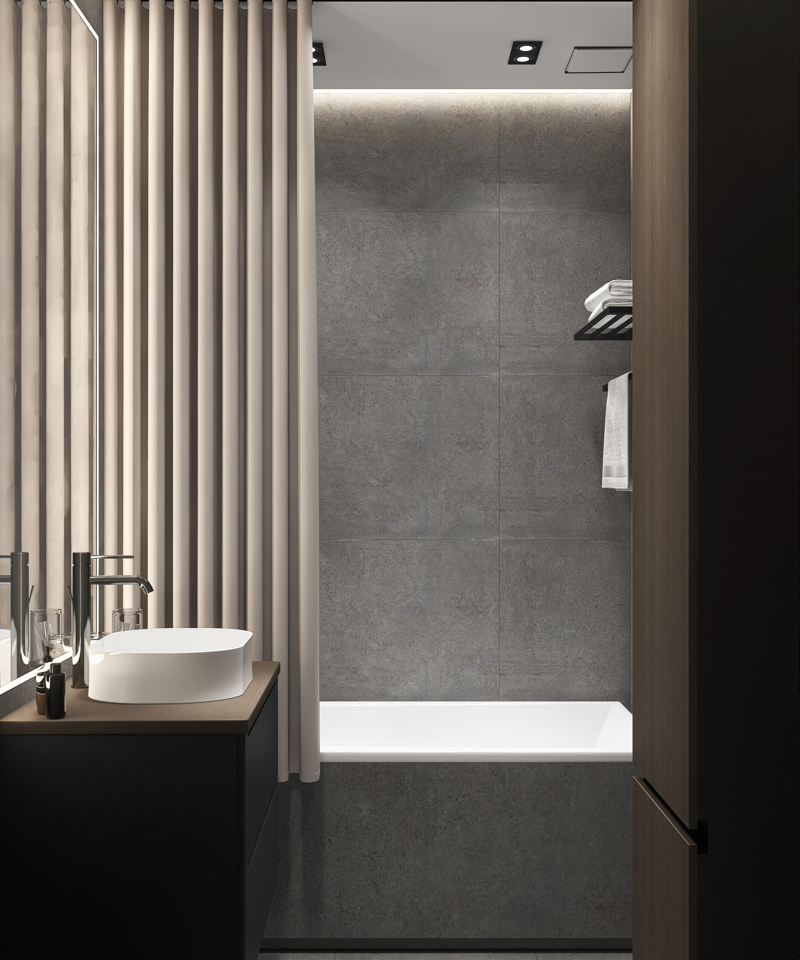 ЖК  на Добролюбова. Площадь 65 кв. м. Дизайнер интерьера в Новосибирске_Елена Сергеева