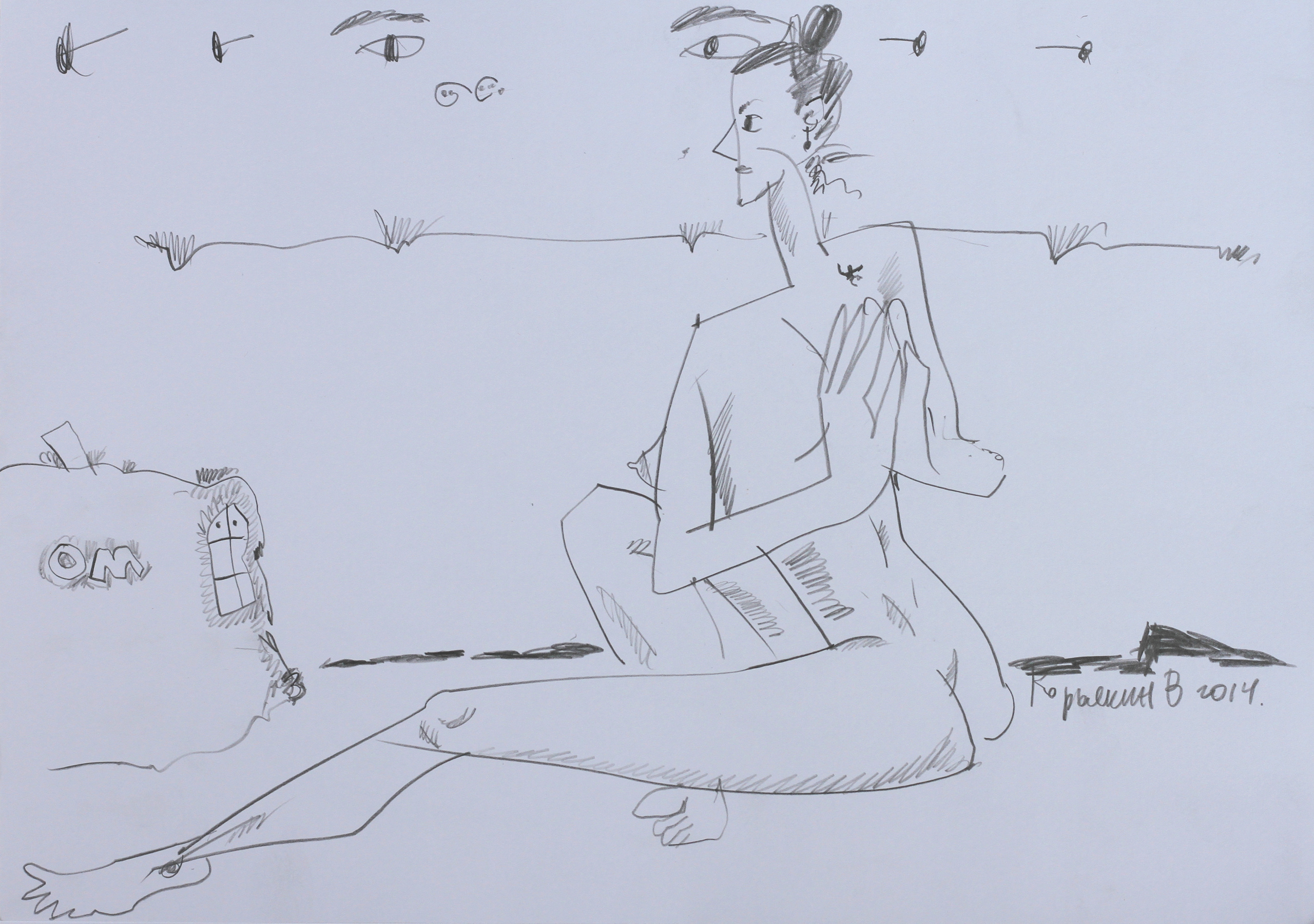 Обнаженная натура. Уральский художник-график Виктор Корьякин