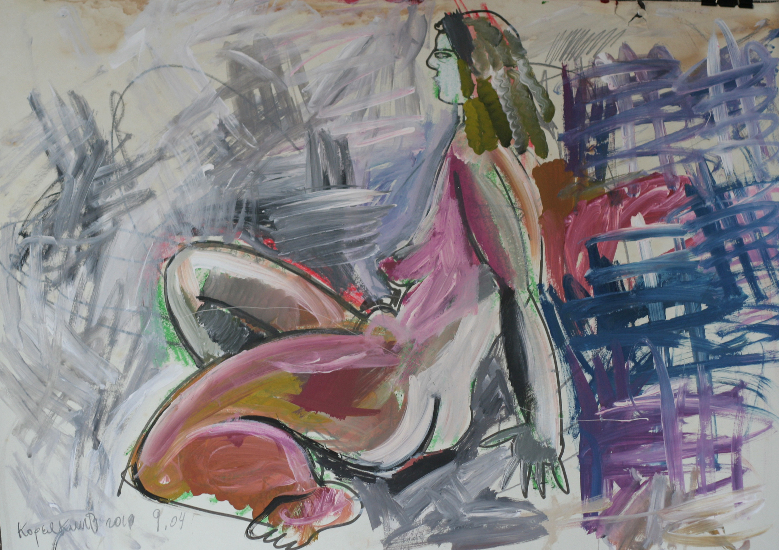 Обнаженная натура. Уральский художник-график Виктор Корьякин