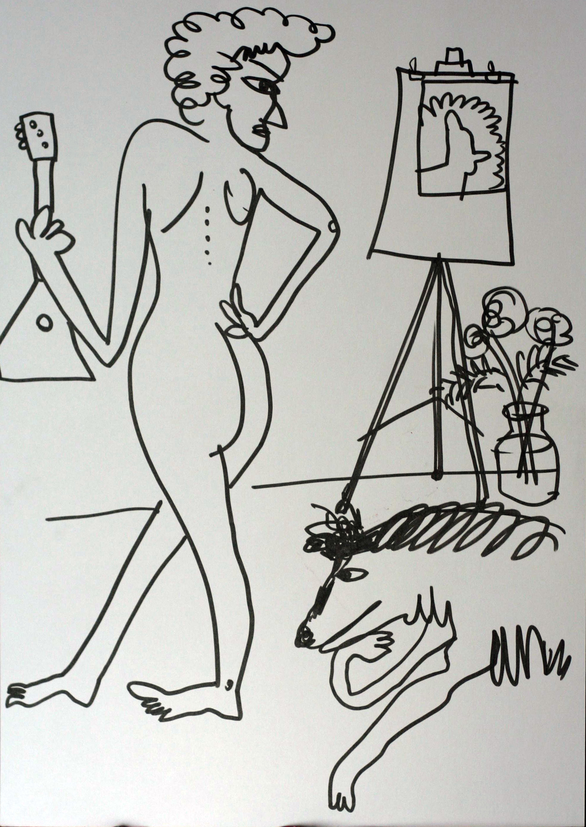 Обнаженная натура. Уральский художник-график Виктор Корьякин