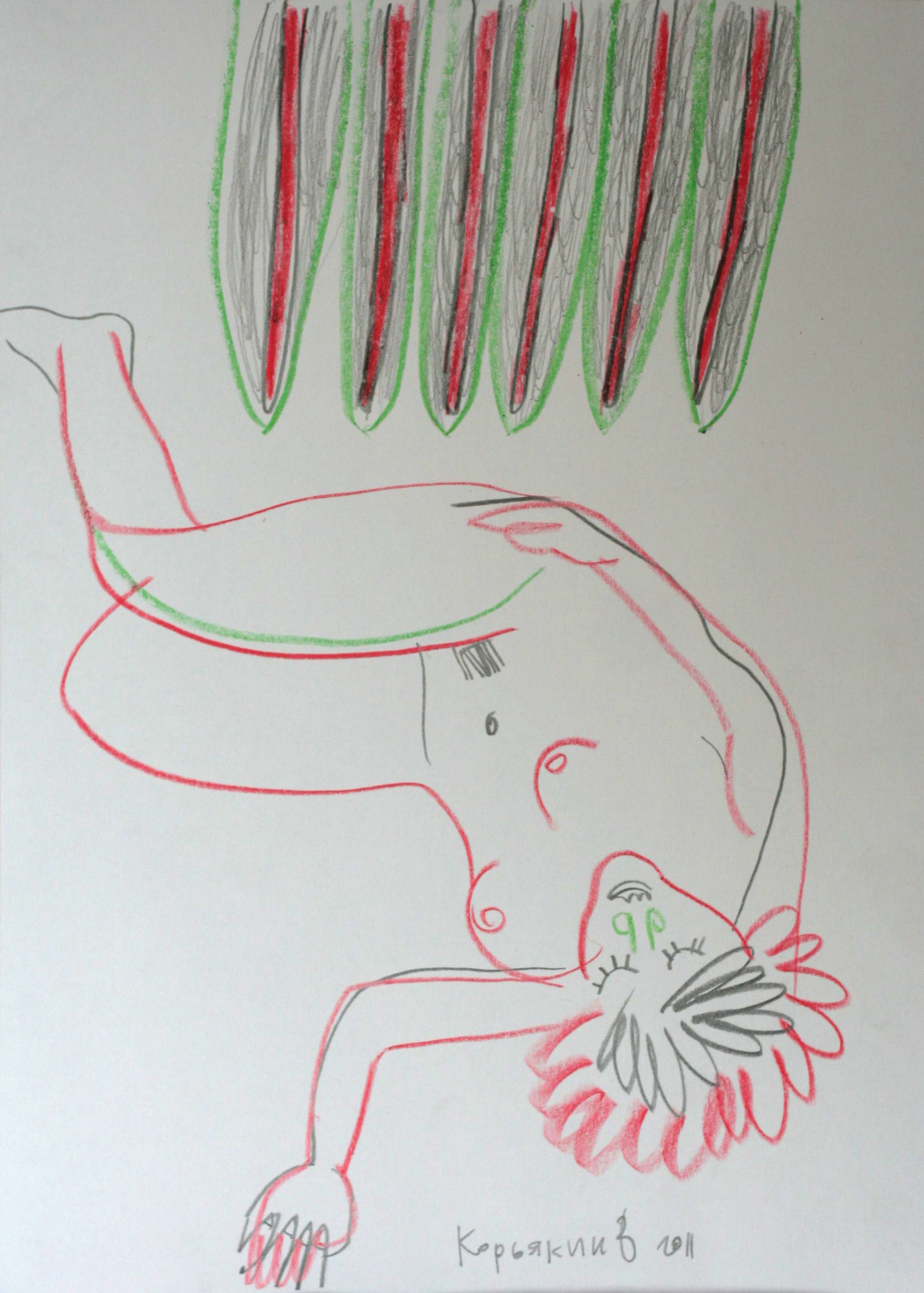 Обнаженная натура. Уральский художник-график Виктор Корьякин