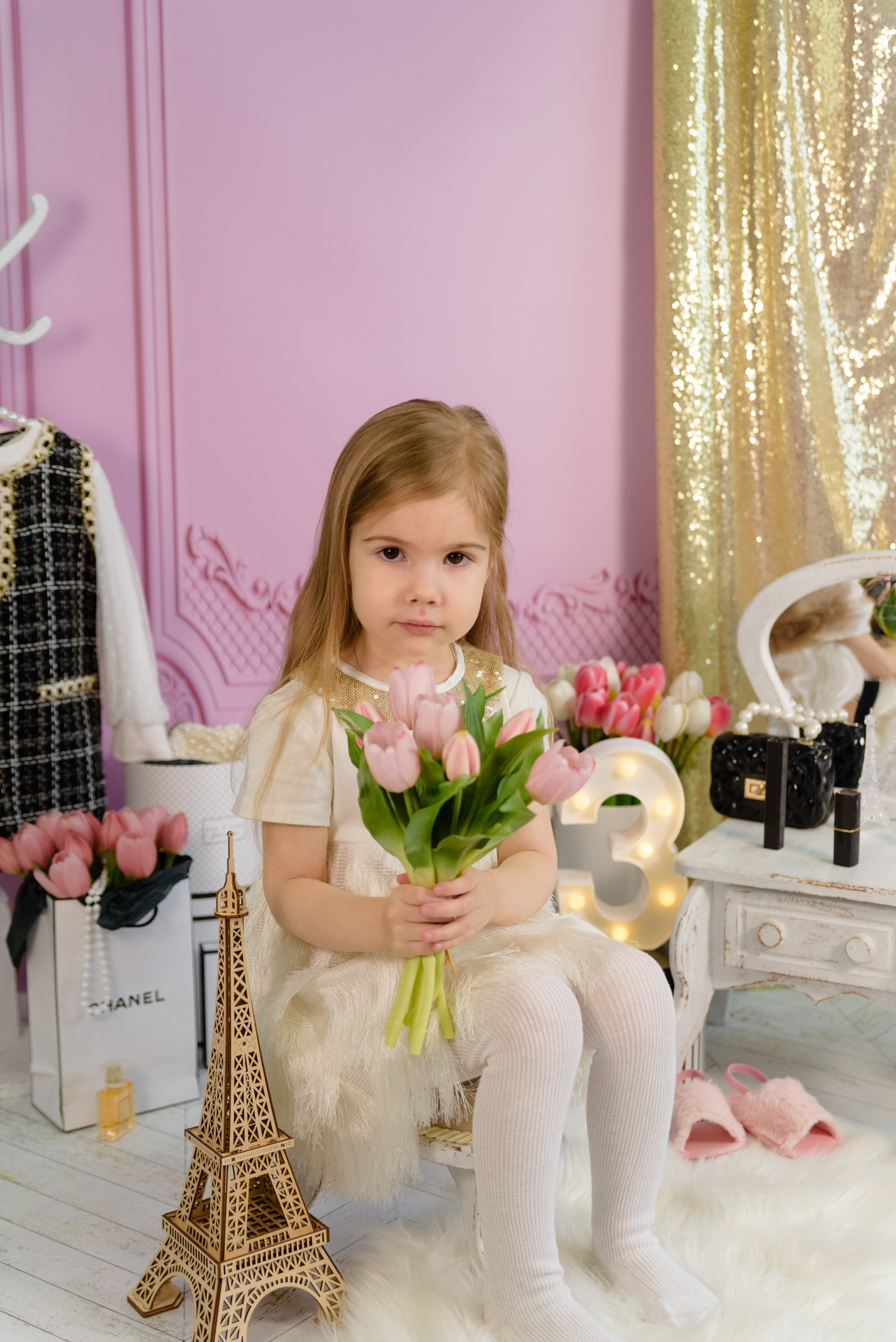 Детская фотосессия «Париж» Полина. Детский Фотограф |Фотограф на годик в Брянске Ирина Романова