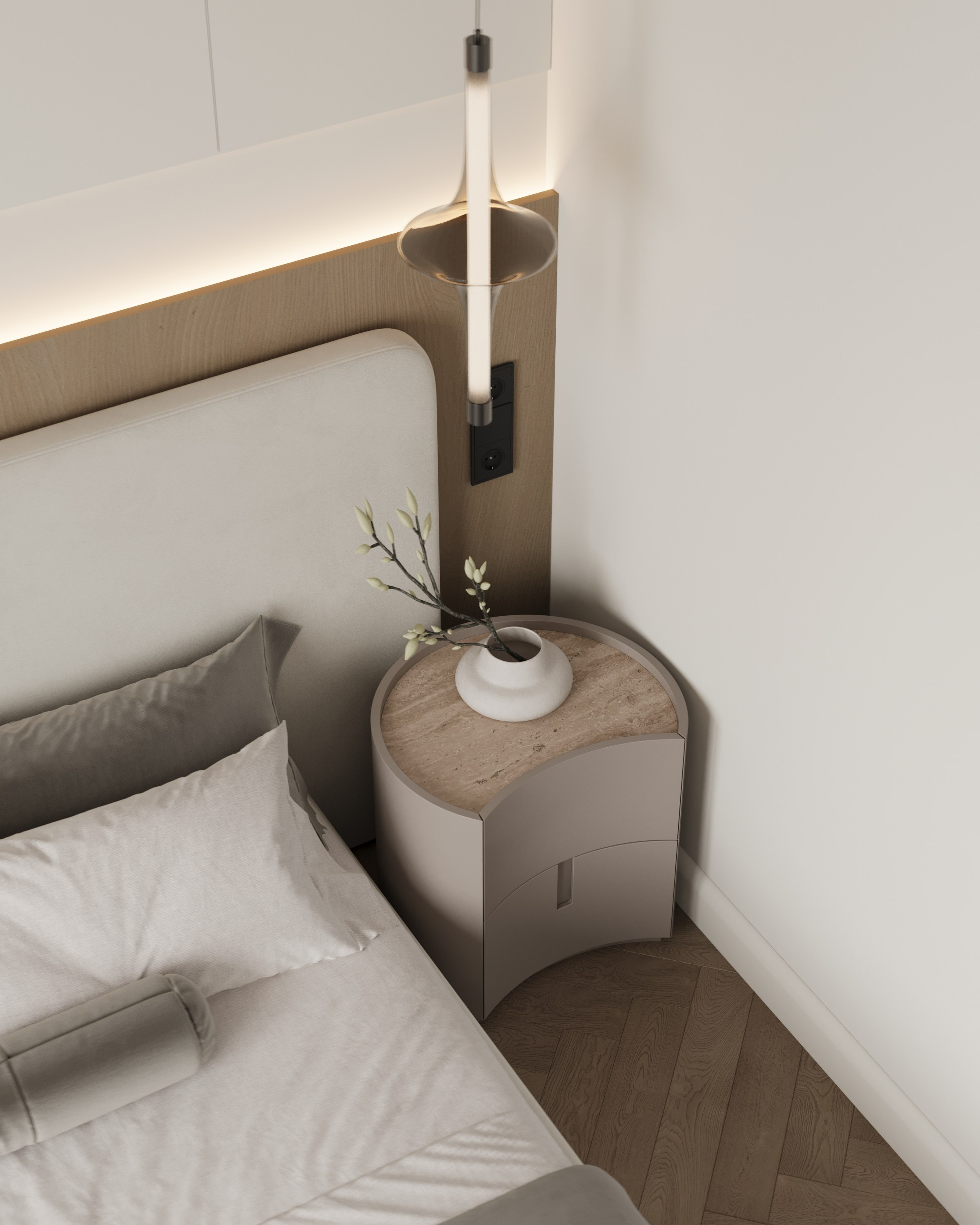 Студия 47 м² г. Санкт-Петербург. 3D визуализатор интерьеров