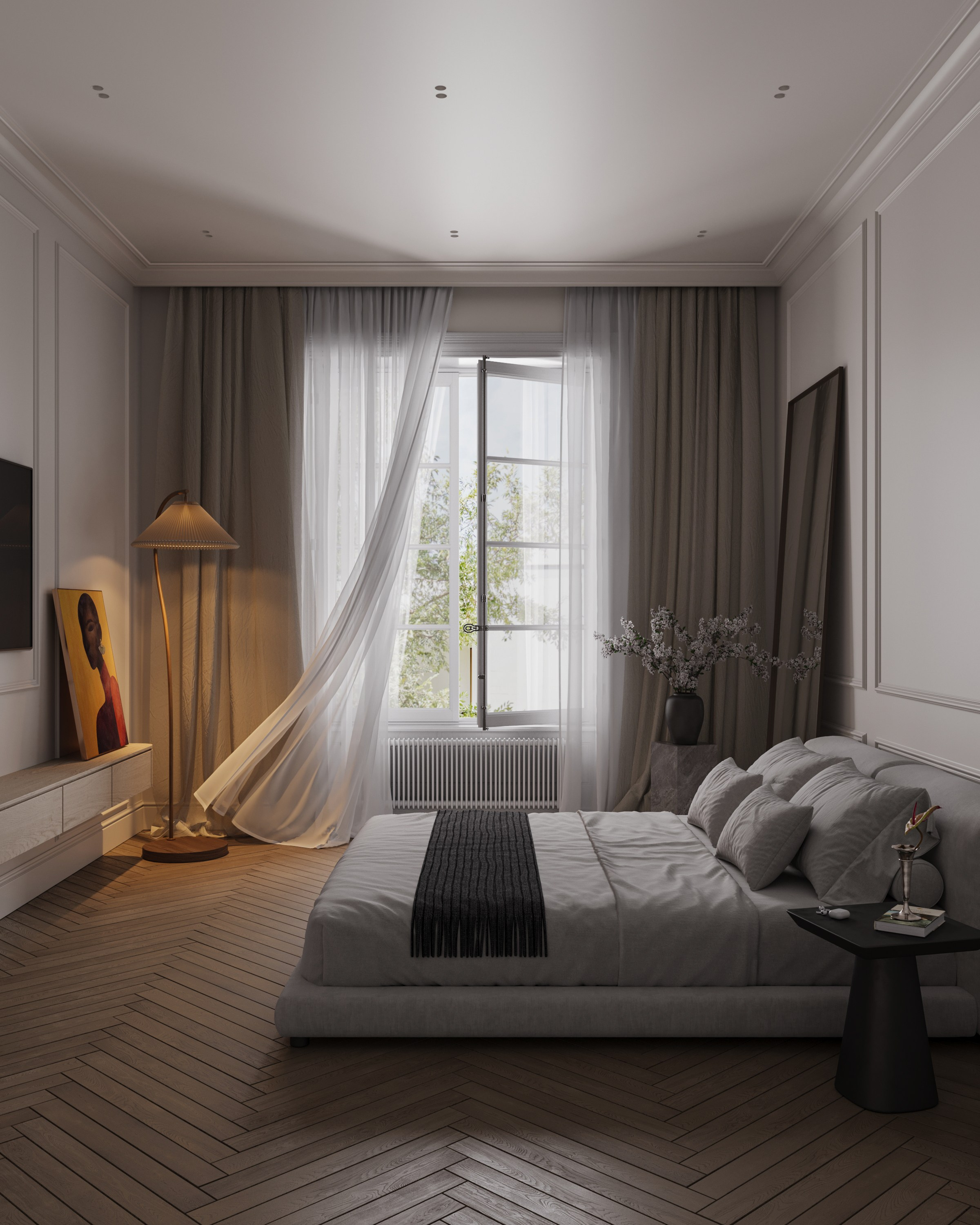 Спальня. 3D визуализатор интерьеров