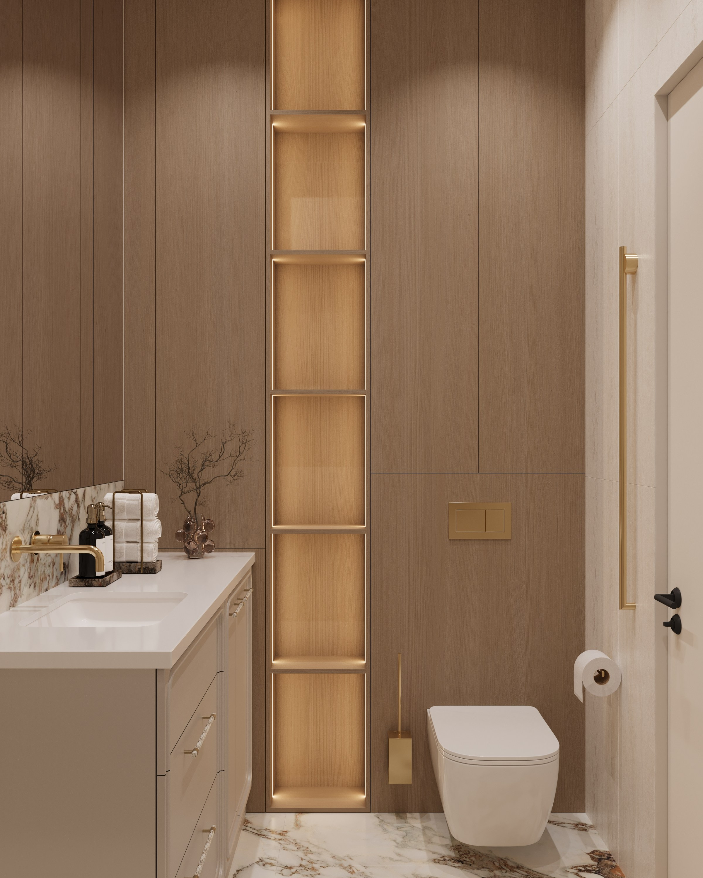 Студия 47 м² г. Санкт-Петербург. 3D визуализатор интерьеров
