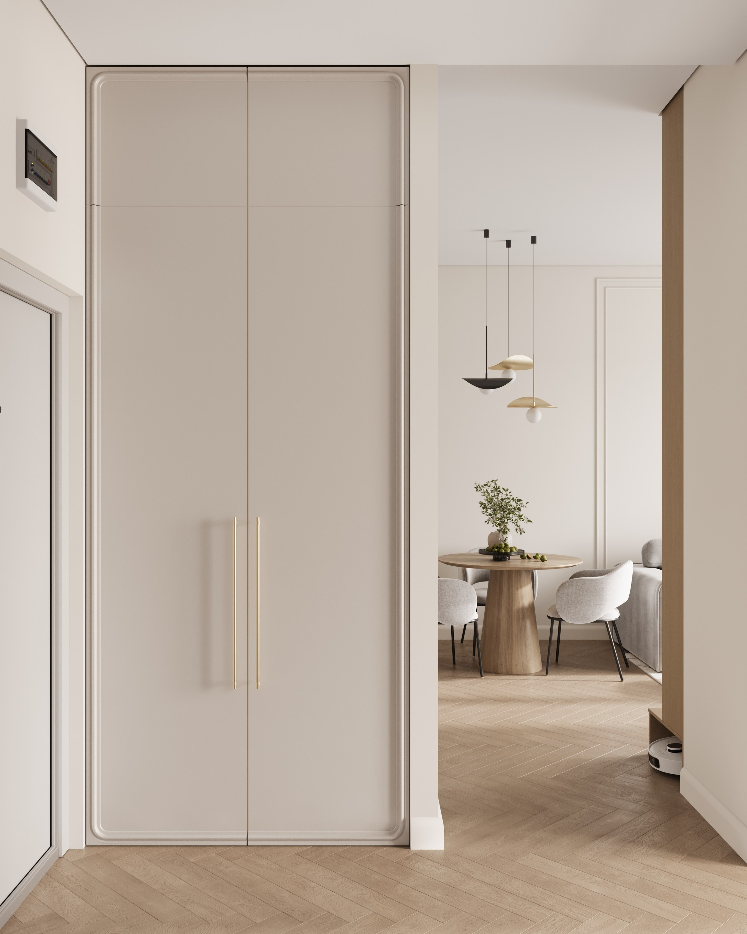 Студия 47 м² г. Санкт-Петербург. 3D визуализатор интерьеров