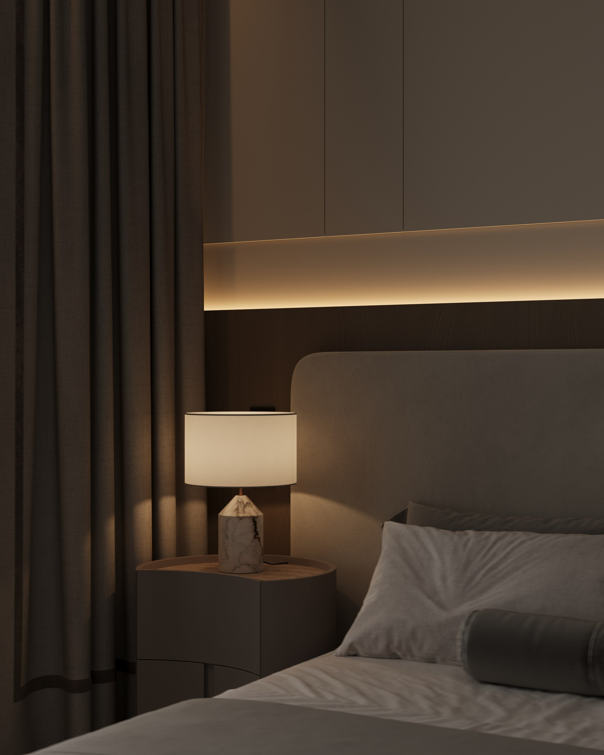 Студия 47 м² г. Санкт-Петербург. 3D визуализатор интерьеров