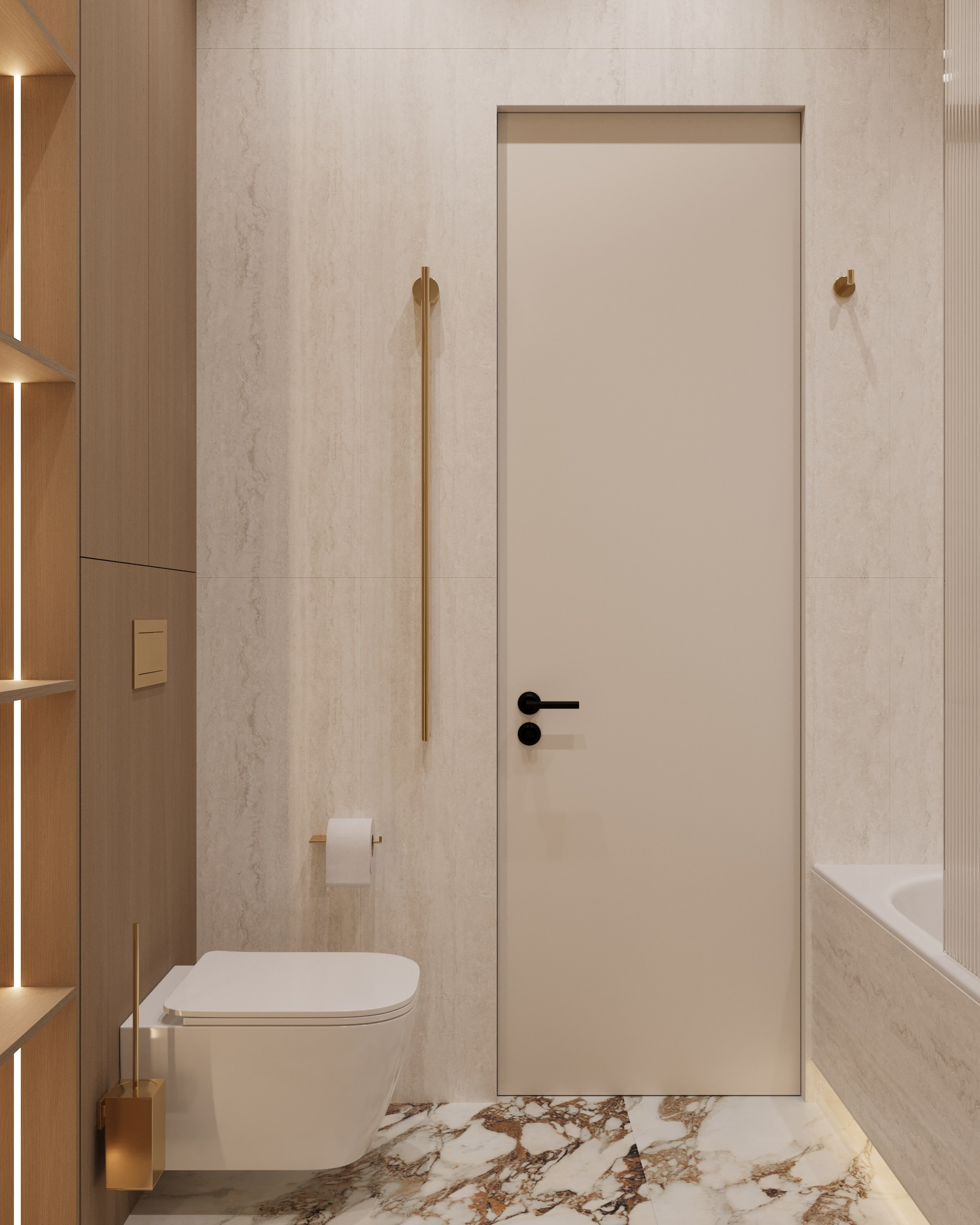 Студия 47 м² г. Санкт-Петербург. 3D визуализатор интерьеров