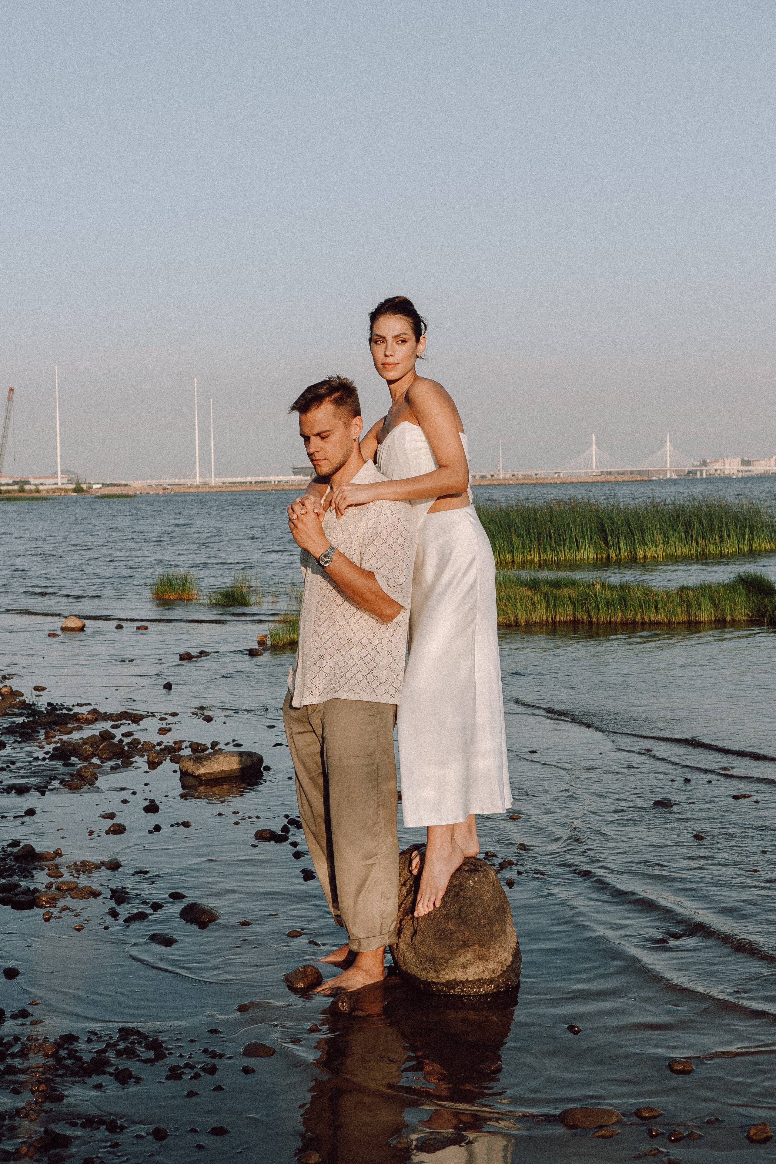 СВАДЕБНАЯ ФОТОСЕССИЯ ВЫЕЗДНОЙ ЦЕРЕМОНИИ (ФИНСКИЙ ЗАЛИВ). Профессиональный фотограф, Санкт-Петербург — Виктория Богомолова