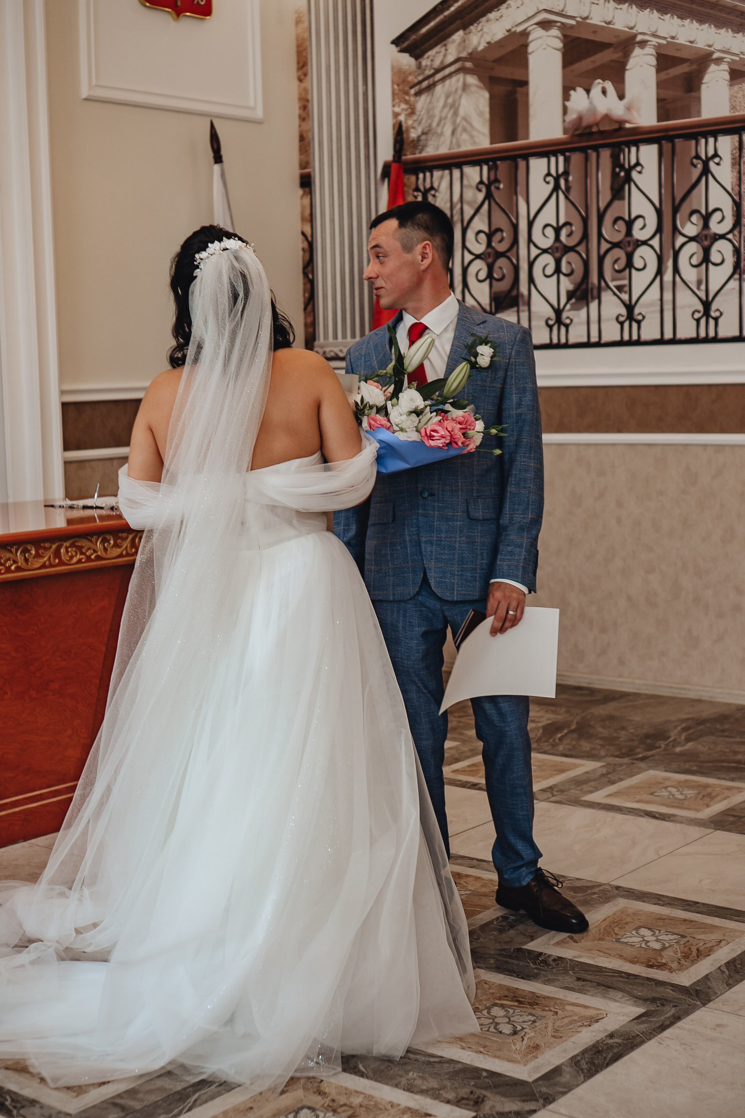 СВАДЕБНАЯ СЬЕМКА В ЗАГСЕ НА МОСКОВСКОМ ПРОСПЕКТЕ. Профессиональный фотограф, Санкт-Петербург — Виктория Богомолова