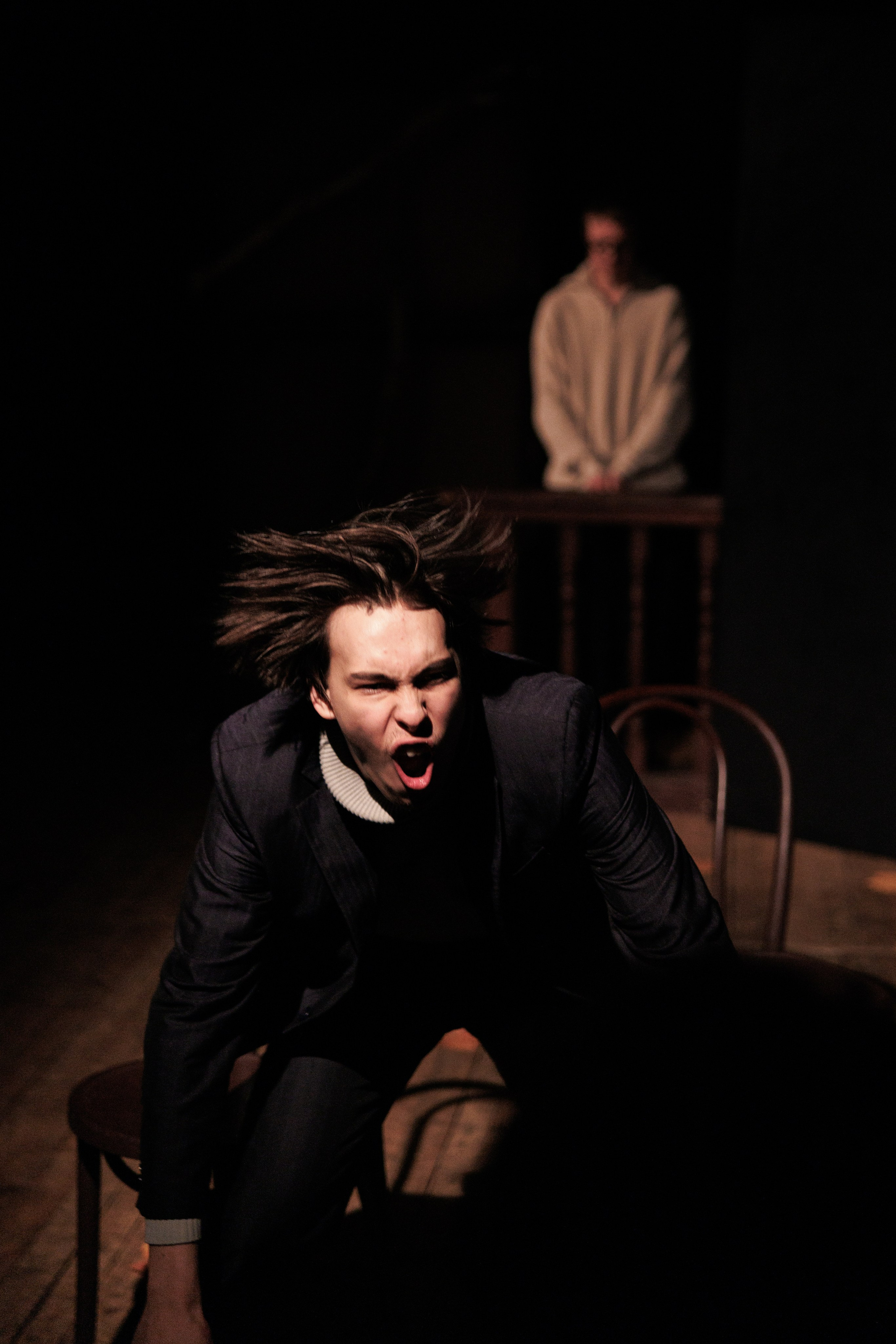 "Бесы. Репетиция". Спектакль студентов Щепкинского училища. Спортивный фотограф Алексей Соломин
