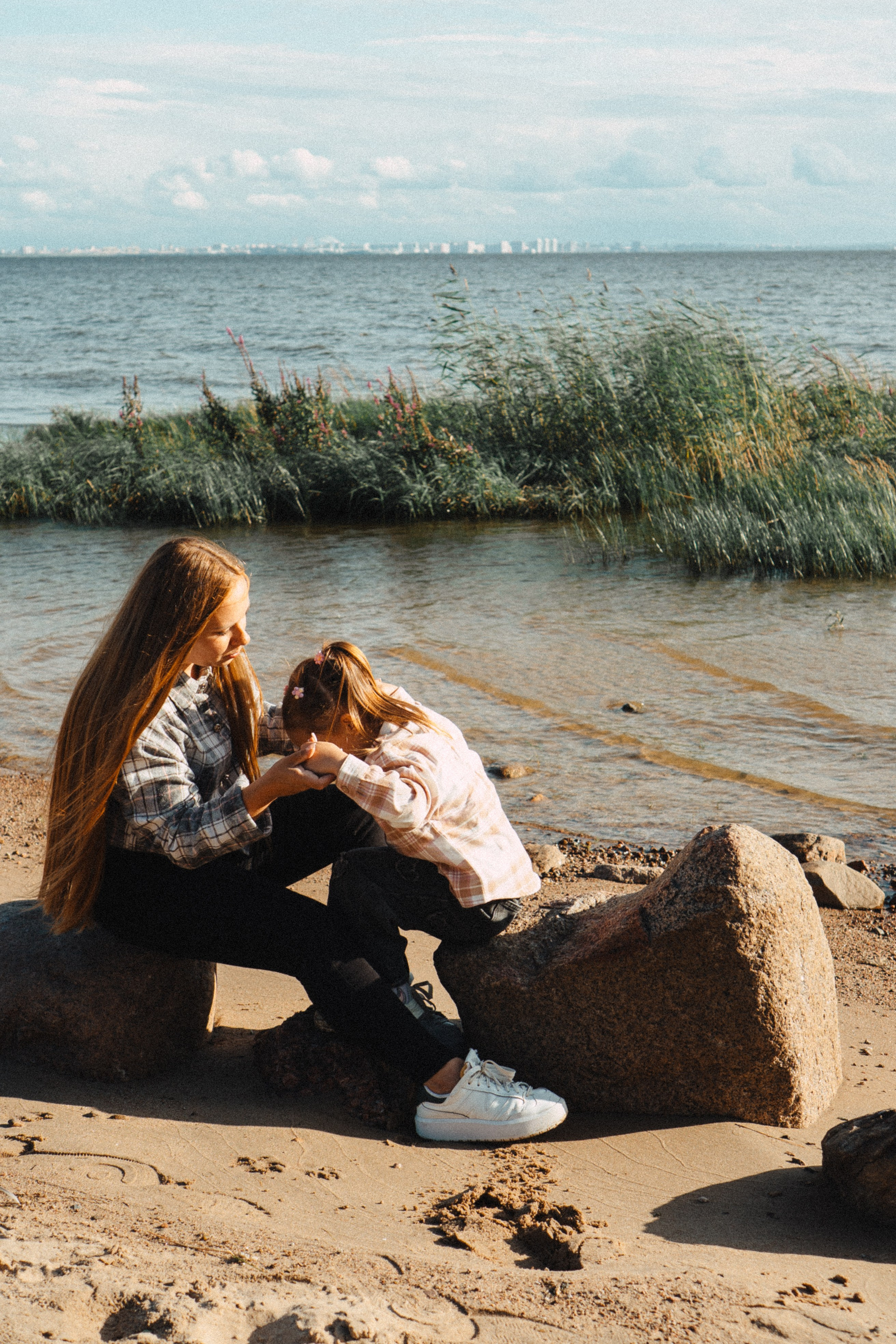 МАМА И ДОЧКА НА ФИНСКОМ ЗАЛИВЕ. Профессиональный фотограф, Санкт-Петербург — Виктория Богомолова
