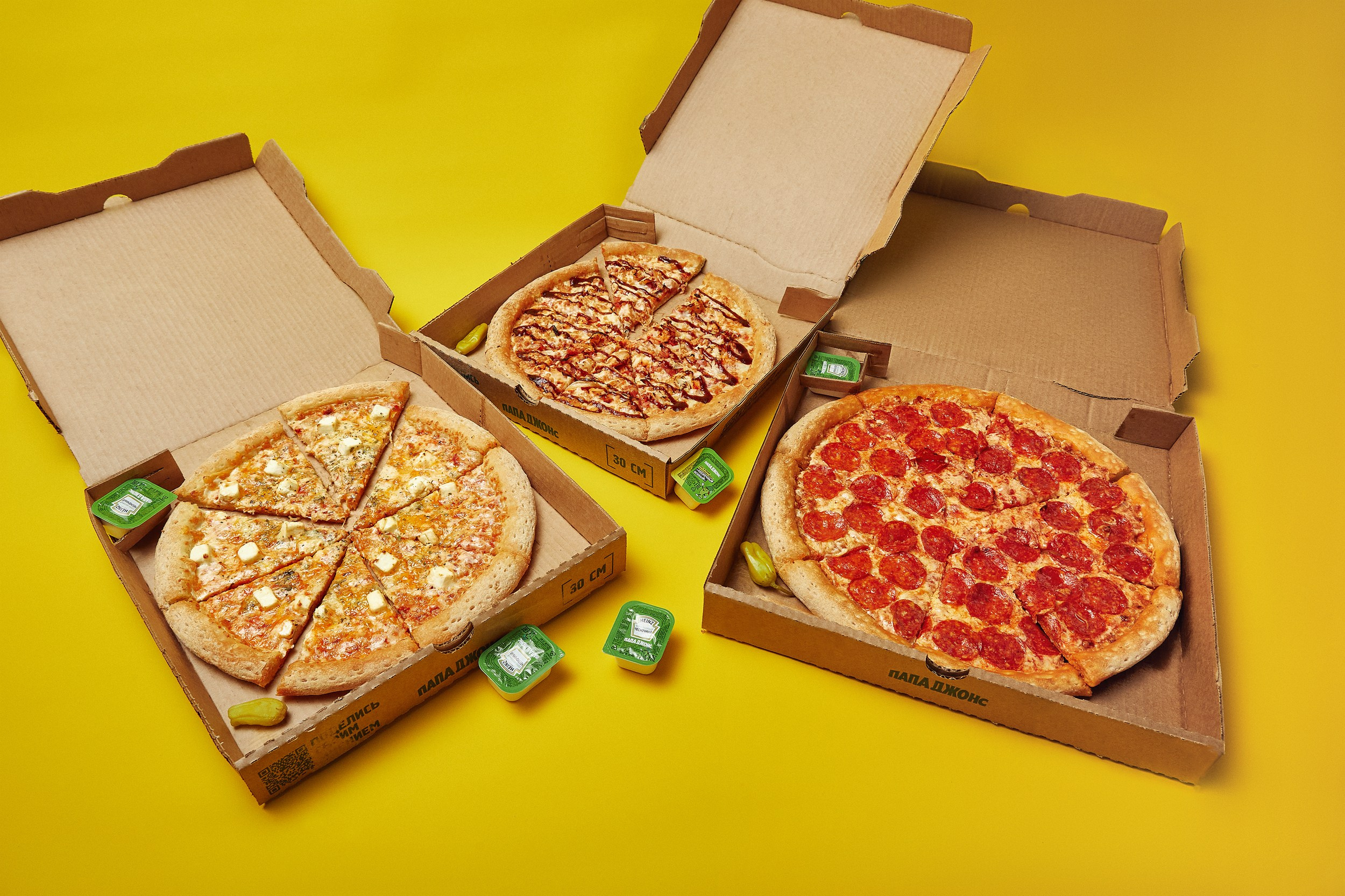 Съёмка для сети ресторанов «Папа Джонс»