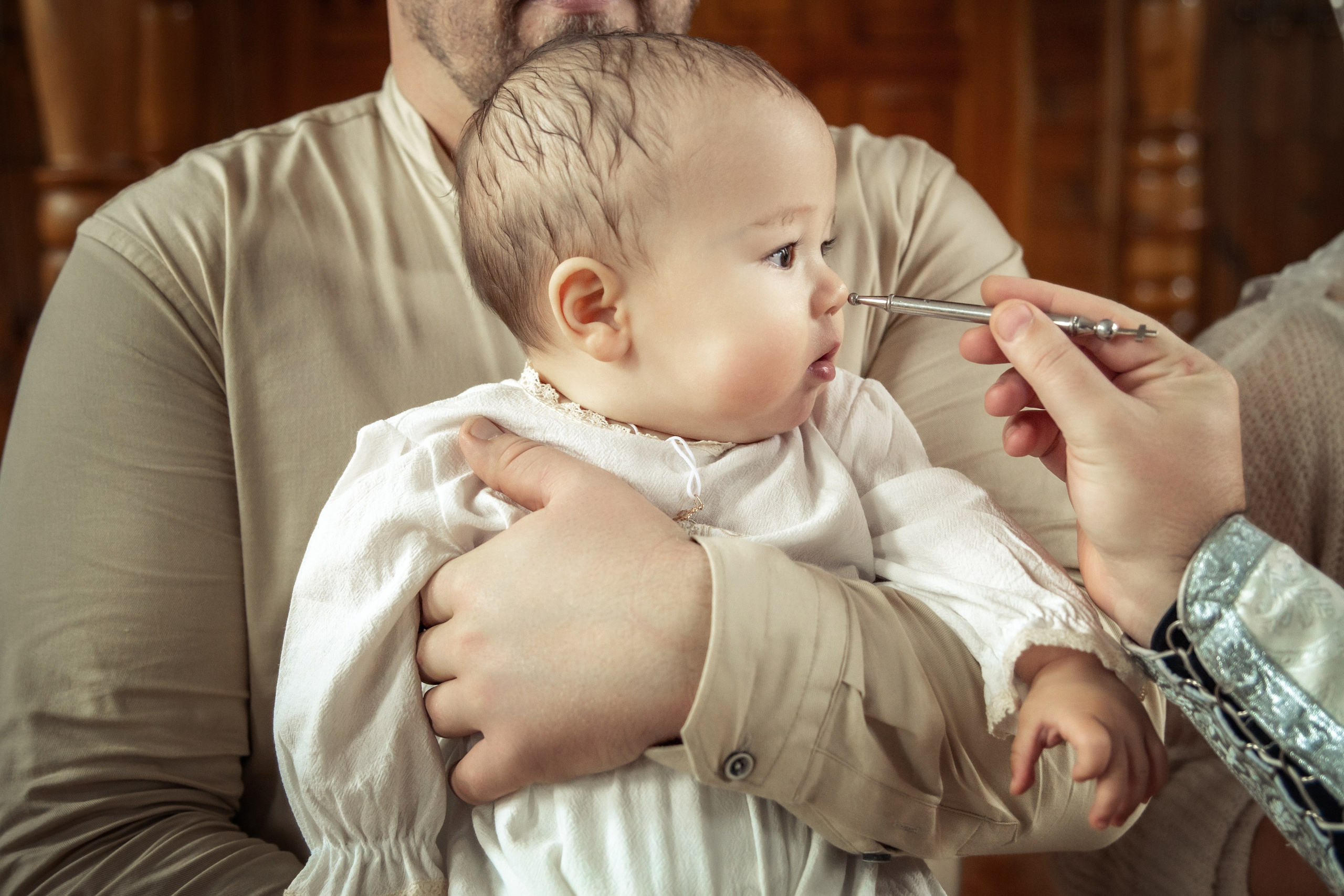 Таинство Крещения Геннадия, Храм Николая Чудотворца Краснослободск. Церковный, семейный и репортажный фотограф Волгоград, Волжский