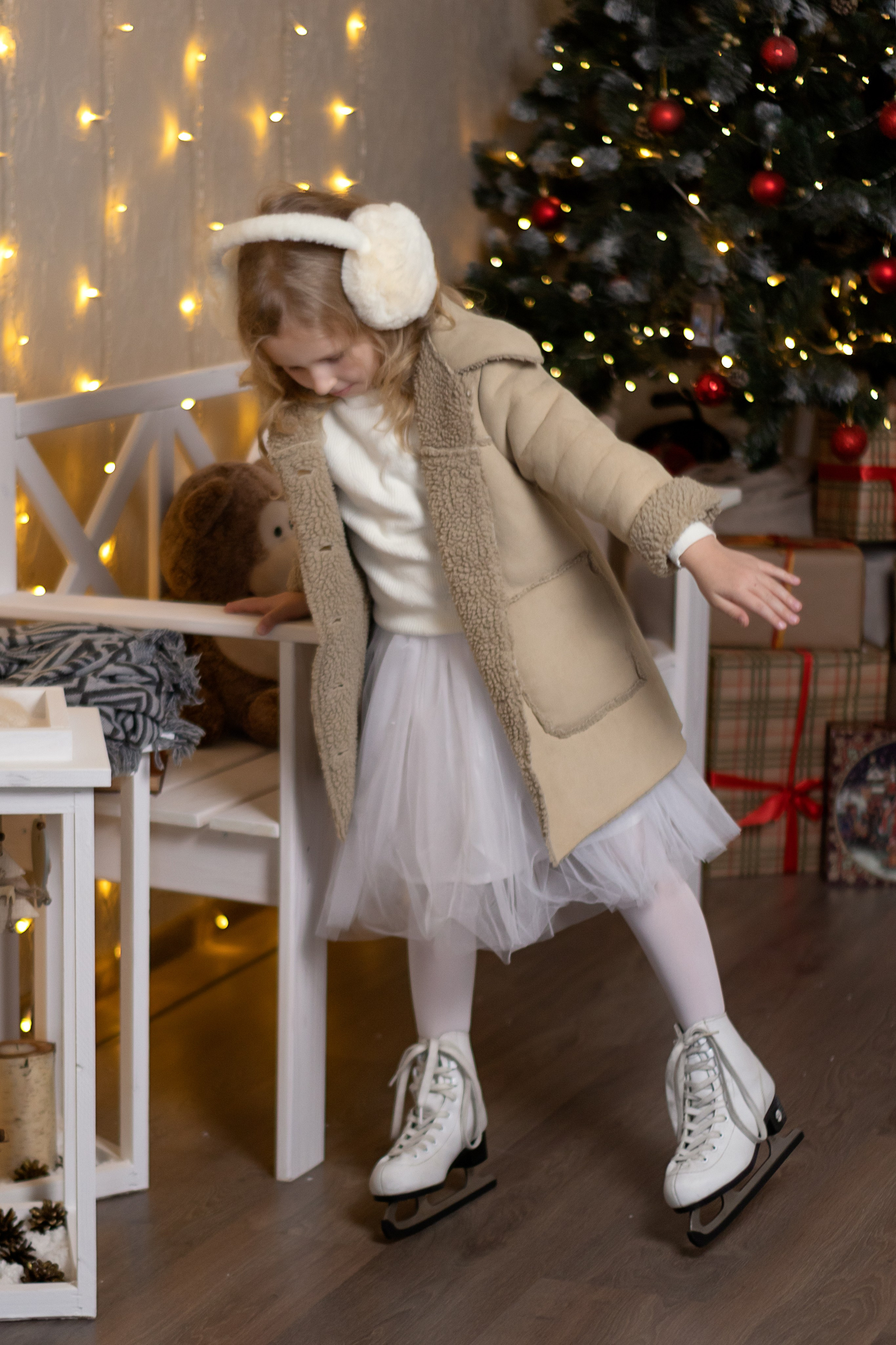 Елизавета и Арина Новогодняя. Детский и семейный фотограф Юлия Полянина