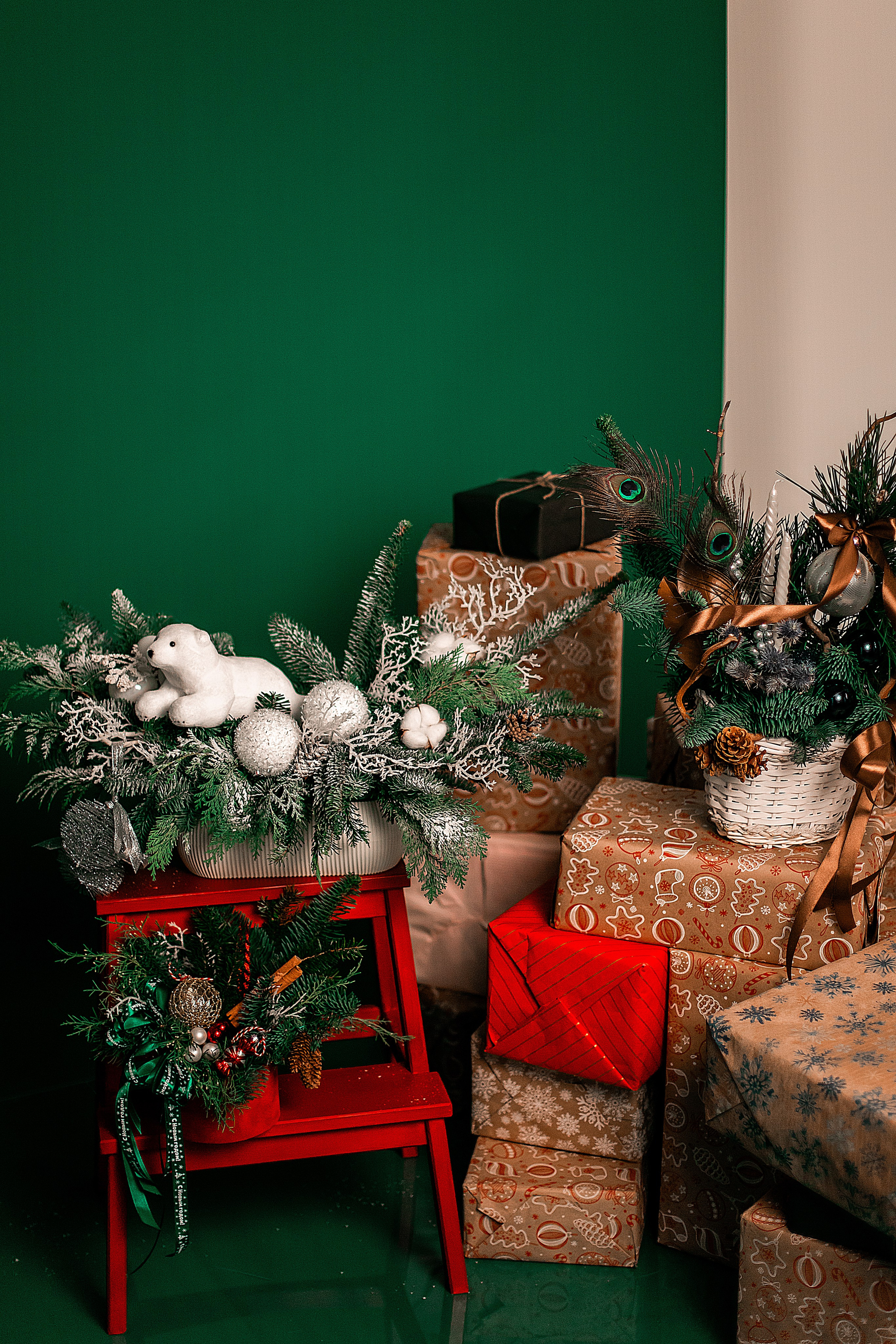 Новогодняя съемка для цветочного бутика. Семейный и индивидуальный фотограф в Ростове-на-Дону